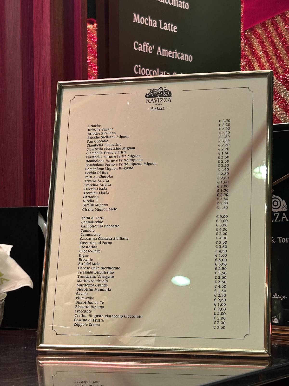 Menu di Ravizza 1871 