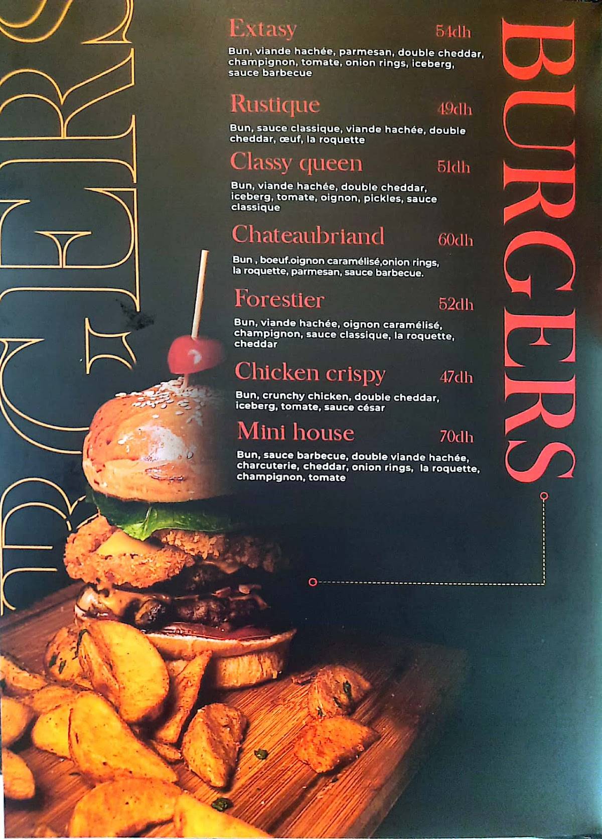 Menu de Mini House