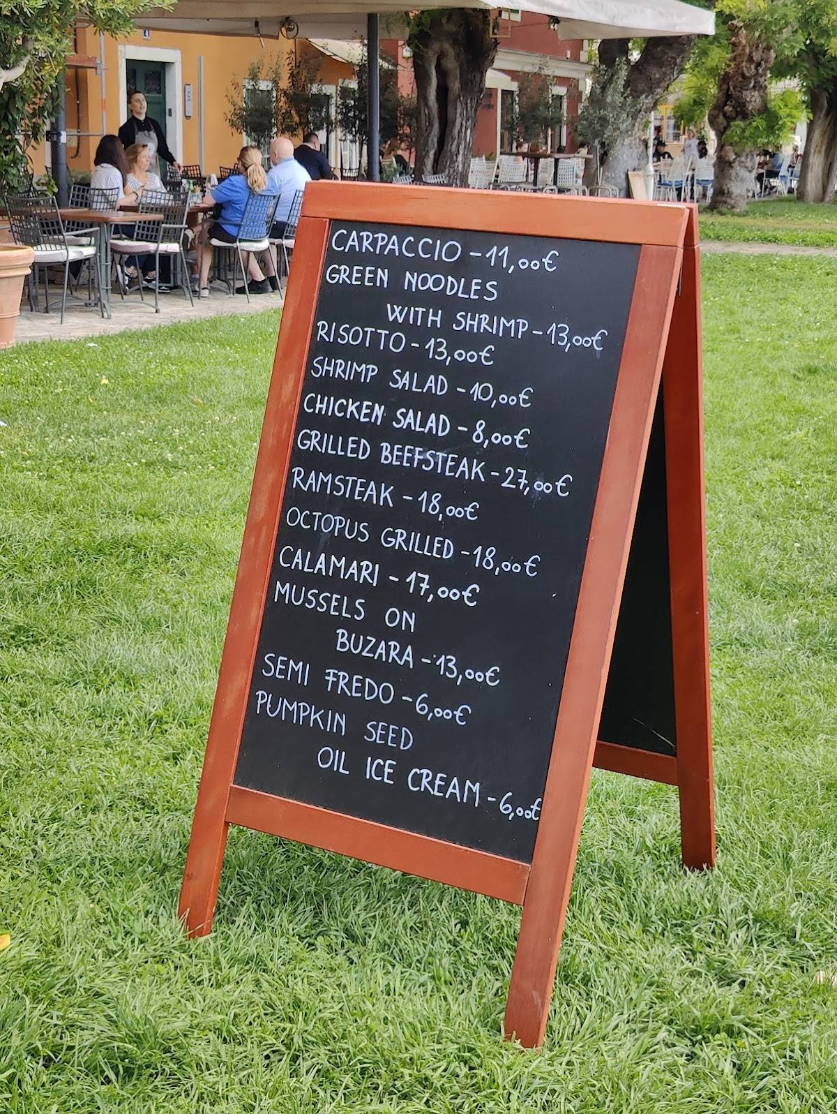 Menu di Mlin Montanari 