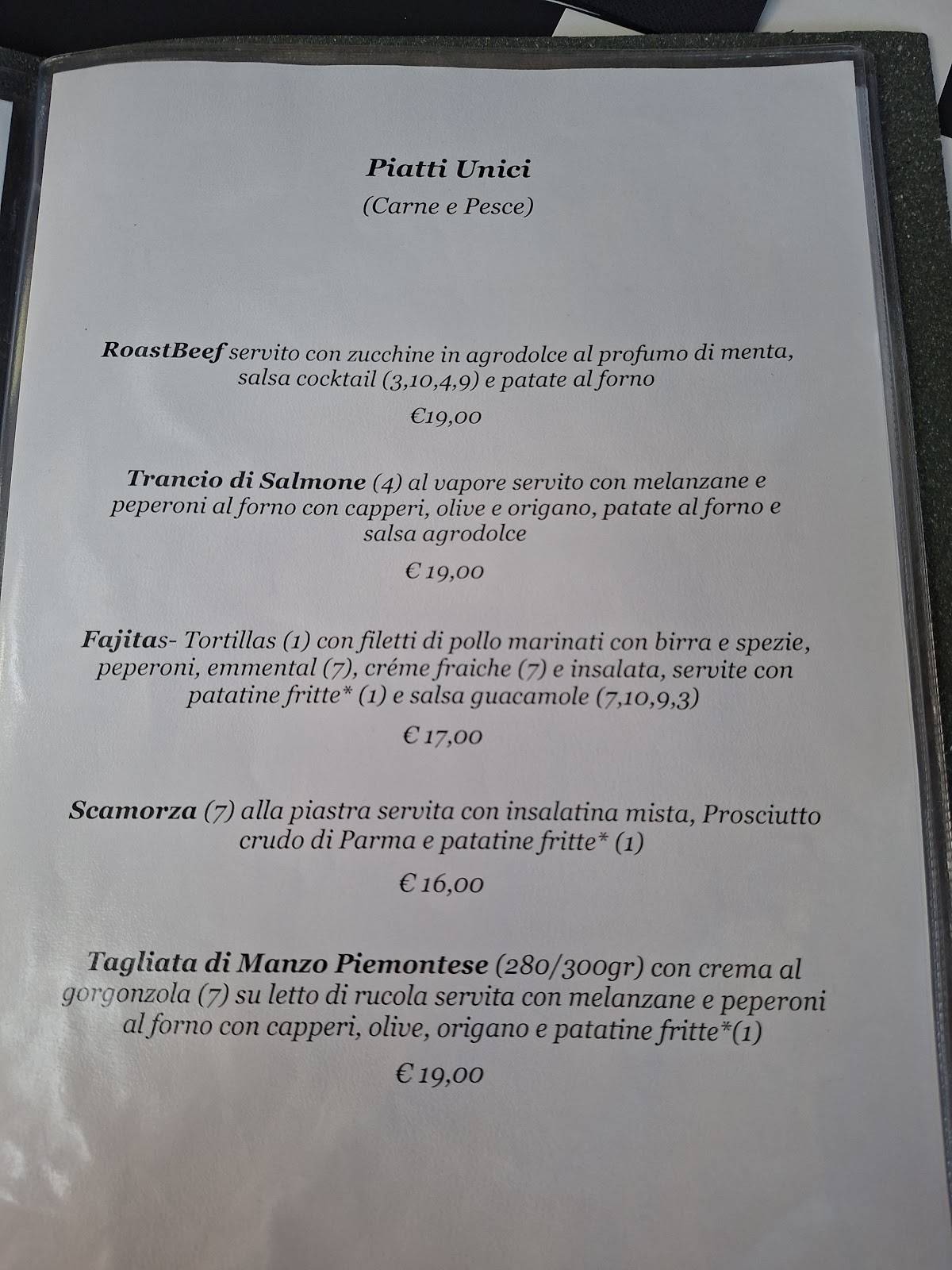 Menu di Moma 