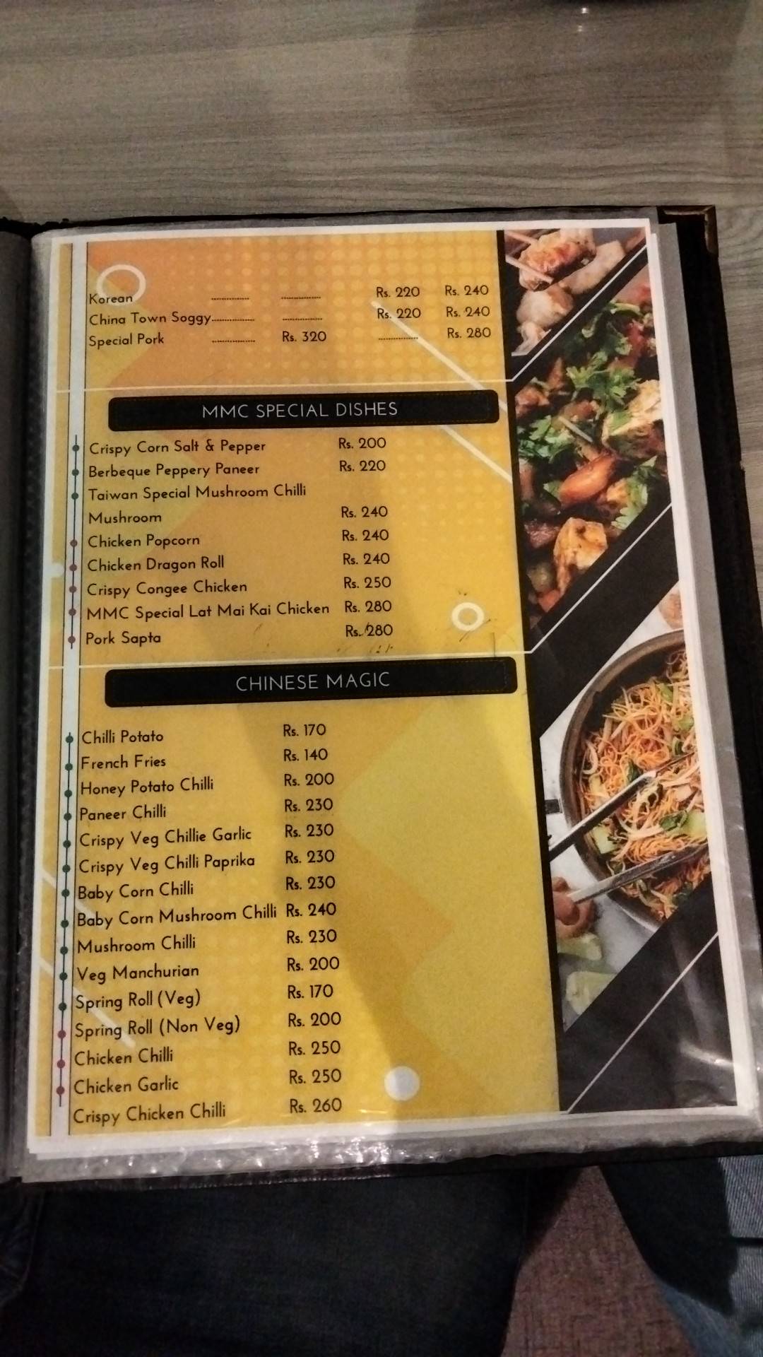 Momo Magic Cafe & Indian Masala Magic Itanagar menu