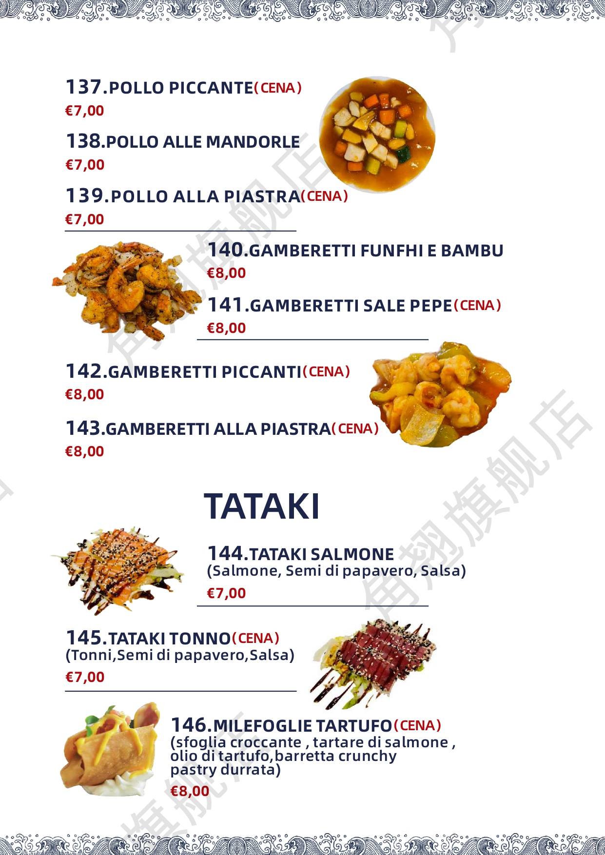 Menu di Ristorante Oh Sushi 