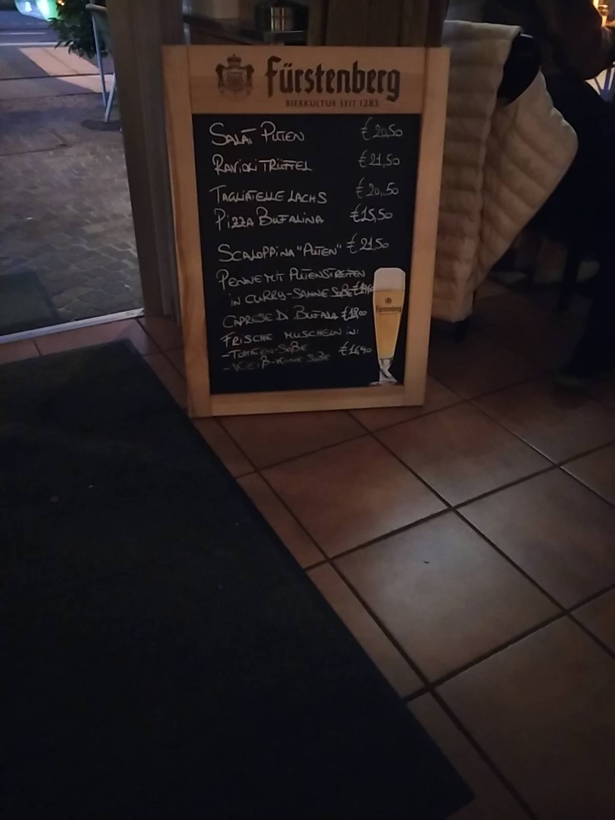 Menu de Monte Rosa - Bistro da Rita