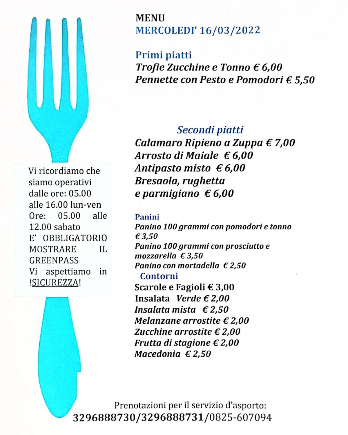 Menu di Samase 