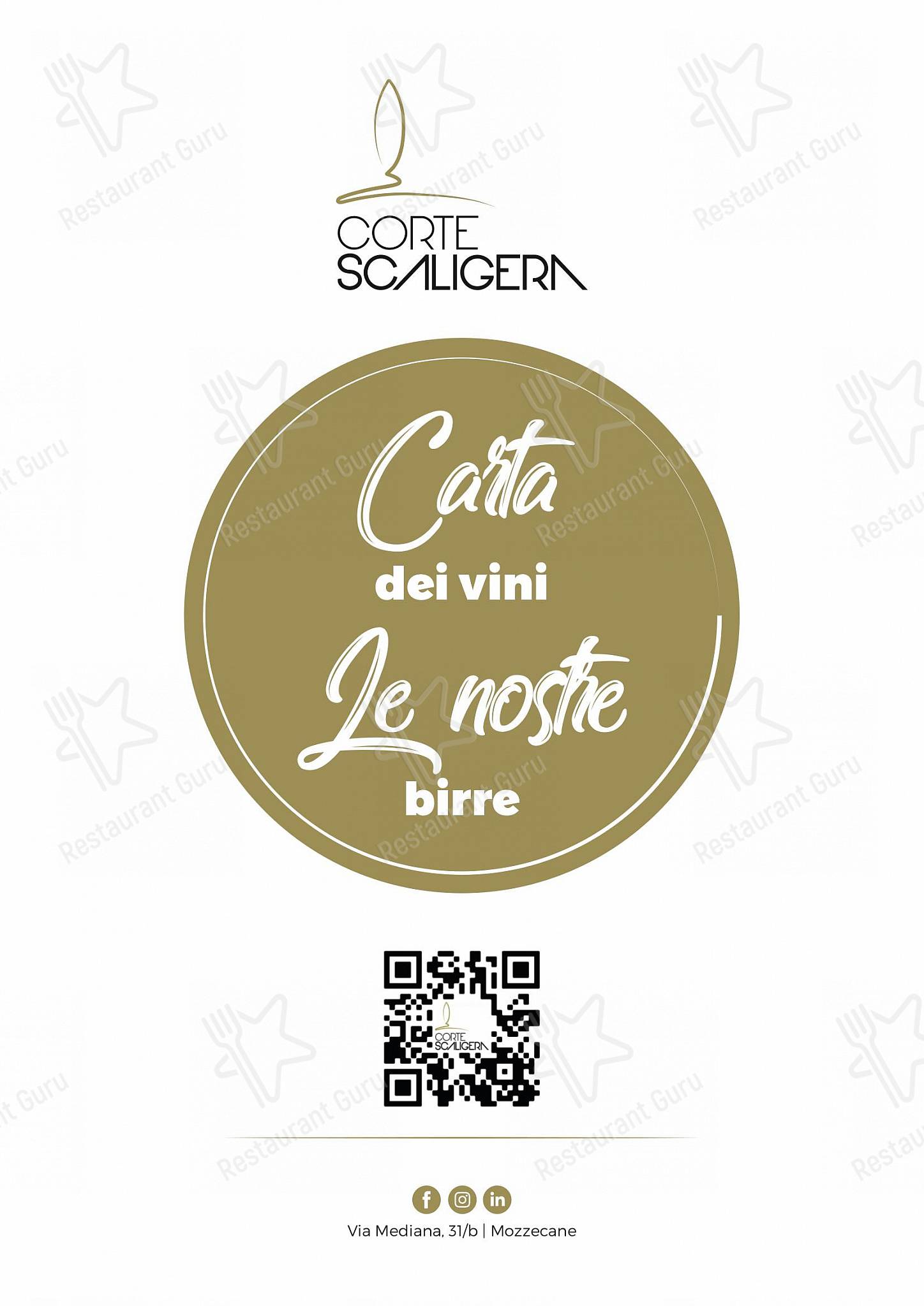 Menu di Agriturismo Corte Scaligera