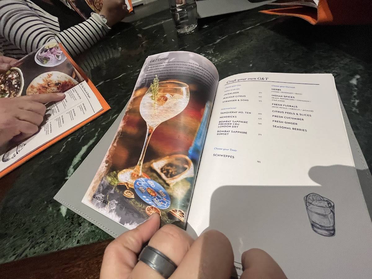 Bombay Brasserie Colaba menu