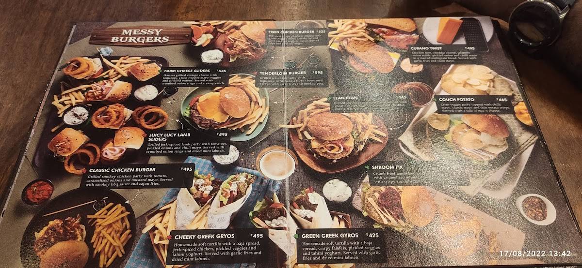 The Irish House, Kala Ghoda menu