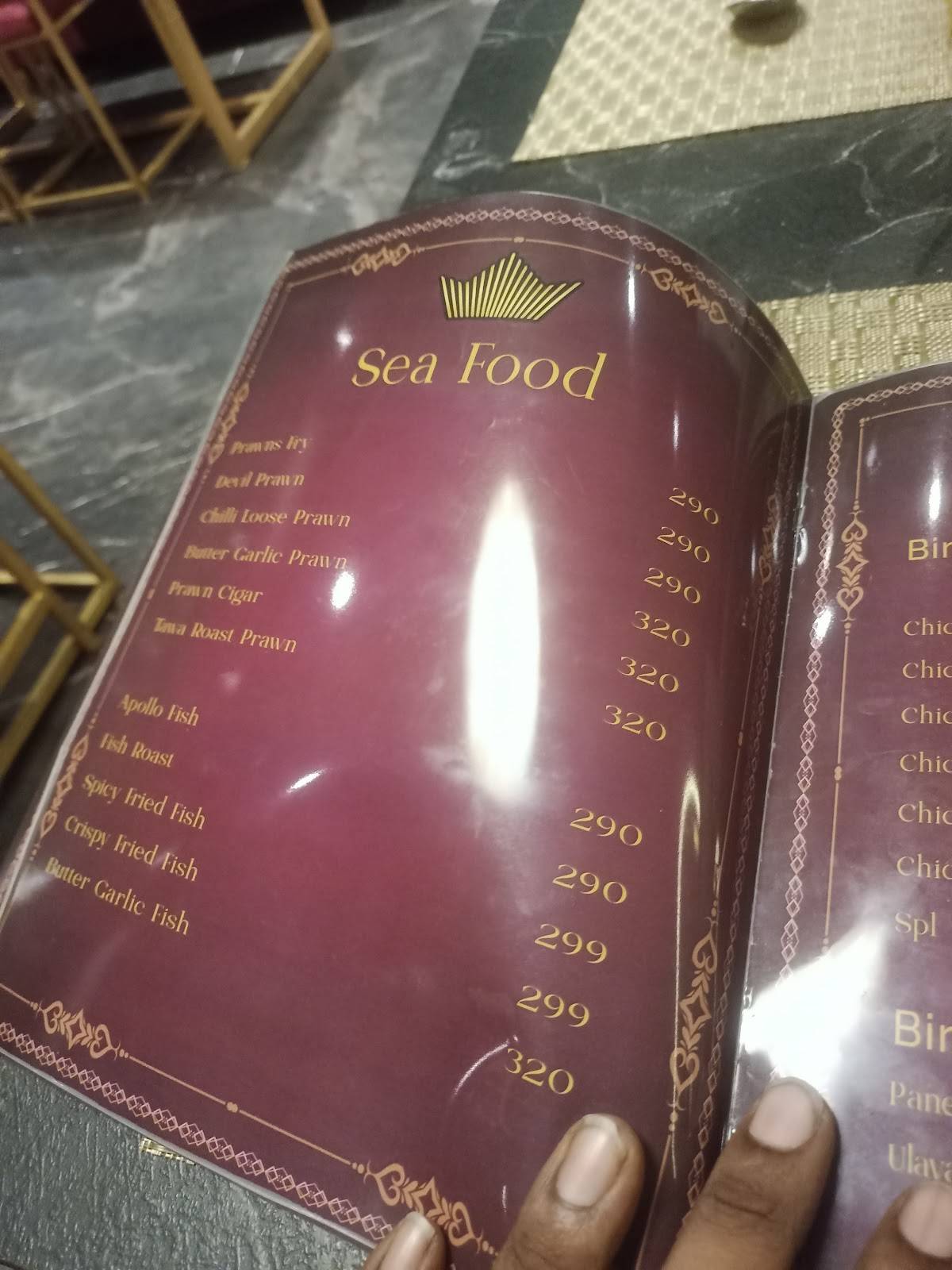 NAVASA - Fine Dining Best Dum biryani in vizag menu