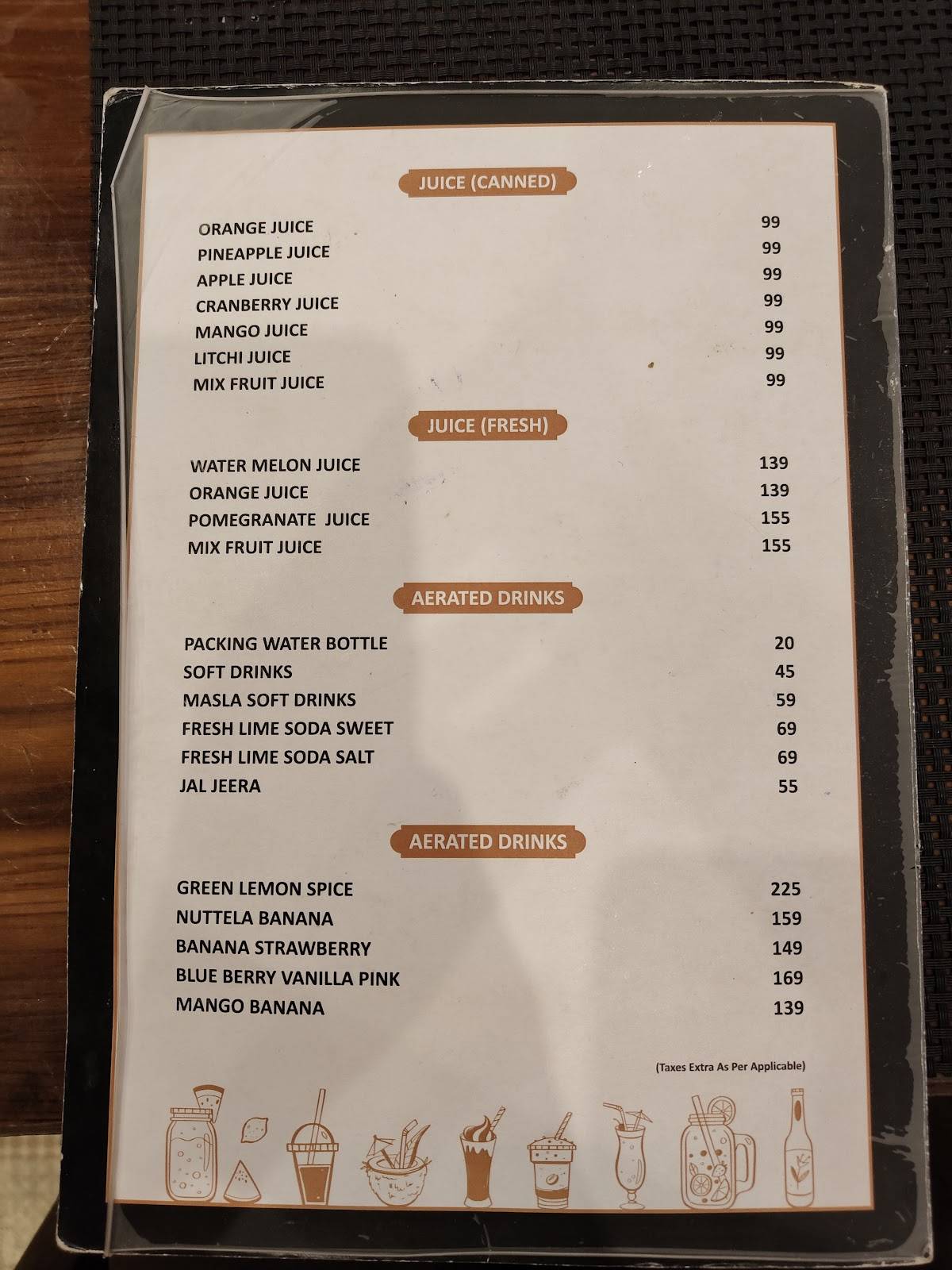 NOTTEE9 menu