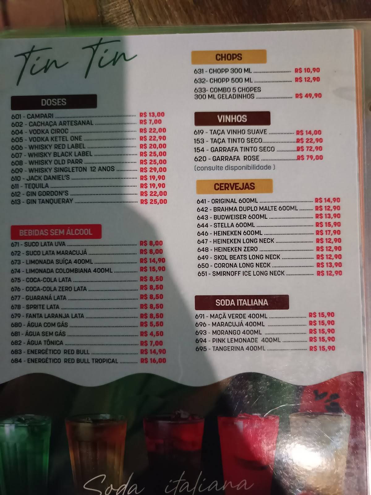 Nara Ribs Restôbar cardápio