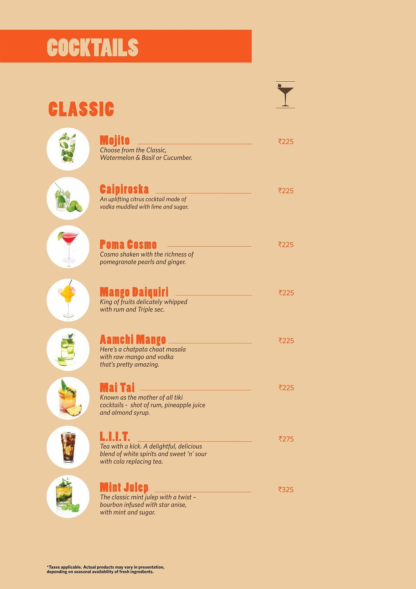 Barbeque Nation - Nashik - City Centre Mall menu