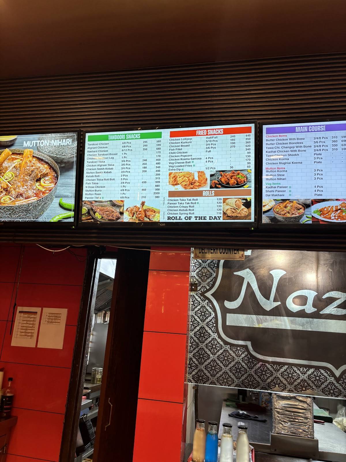 Nazeer Foods menu