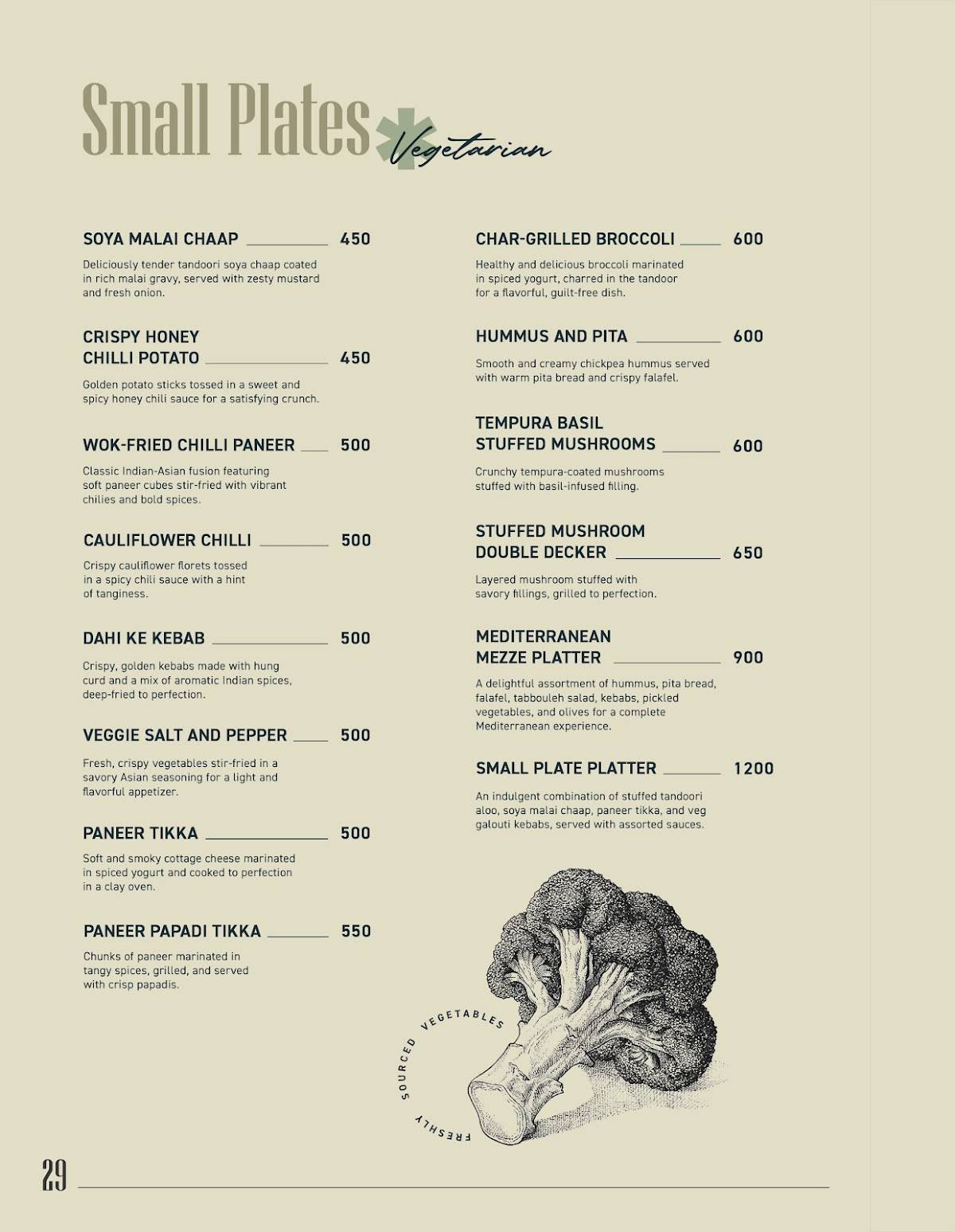 Bella Ciao menu