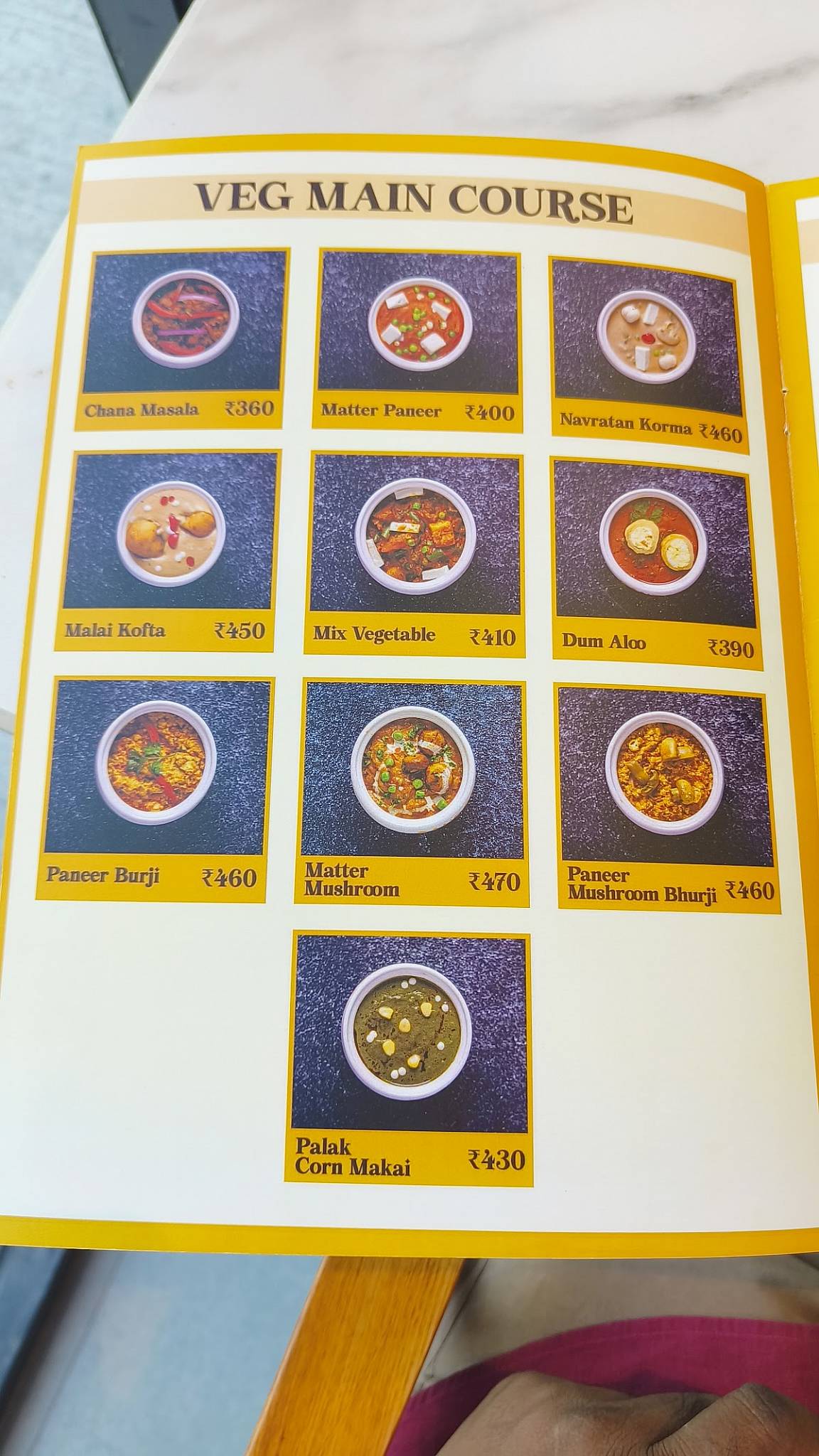 Menu at Sandoz Restaurant Mathura Road, New Delhi