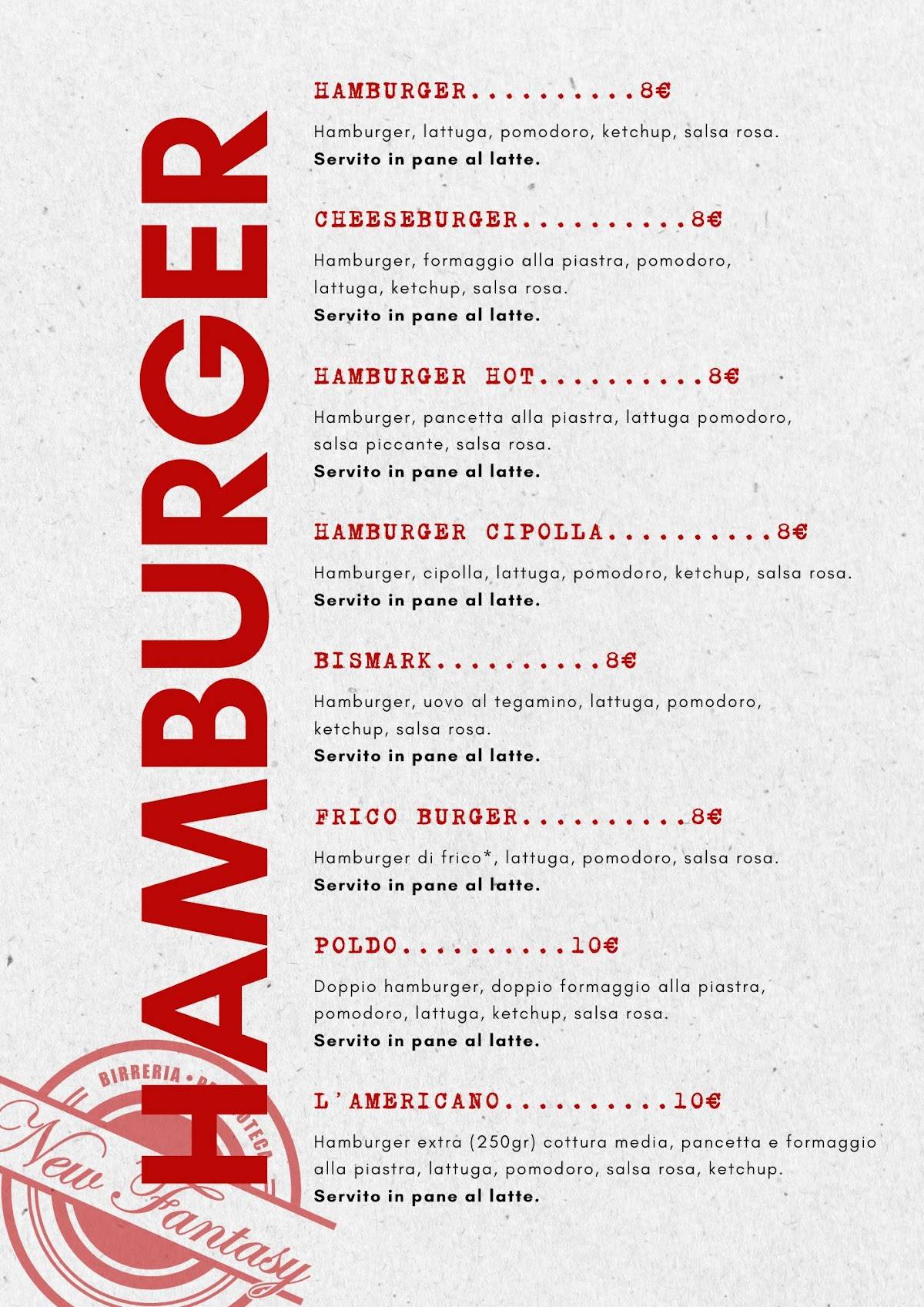Menu di New Fantasy 