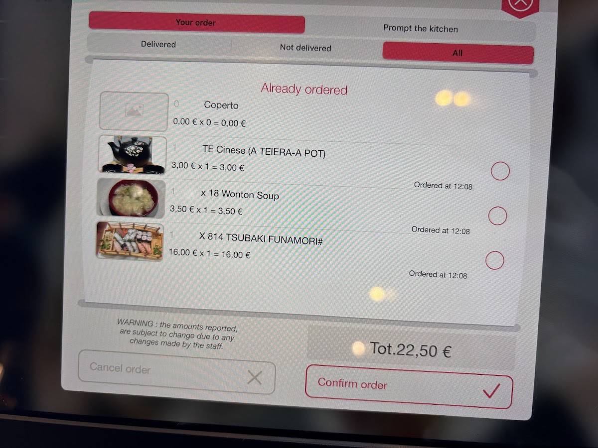 Menu di New Town 