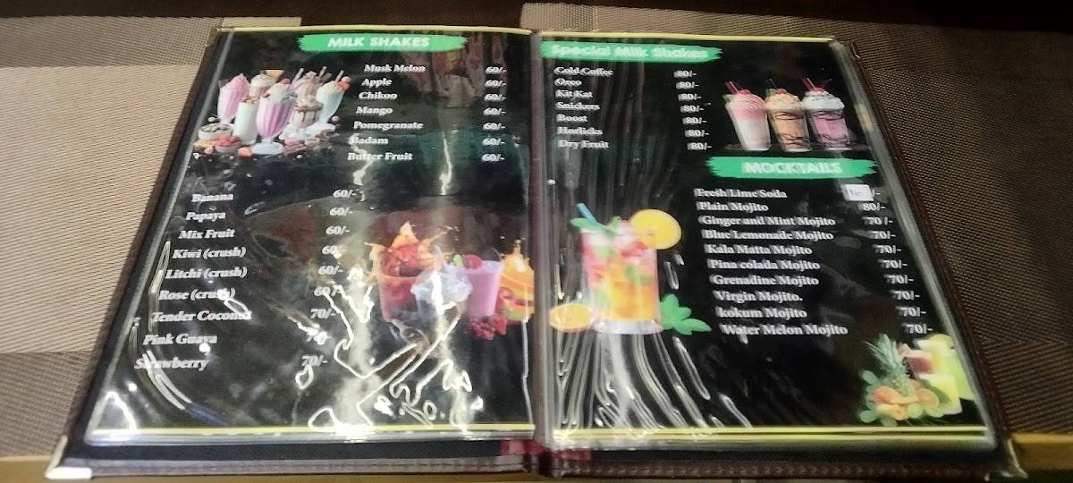 New cherry fizz menu