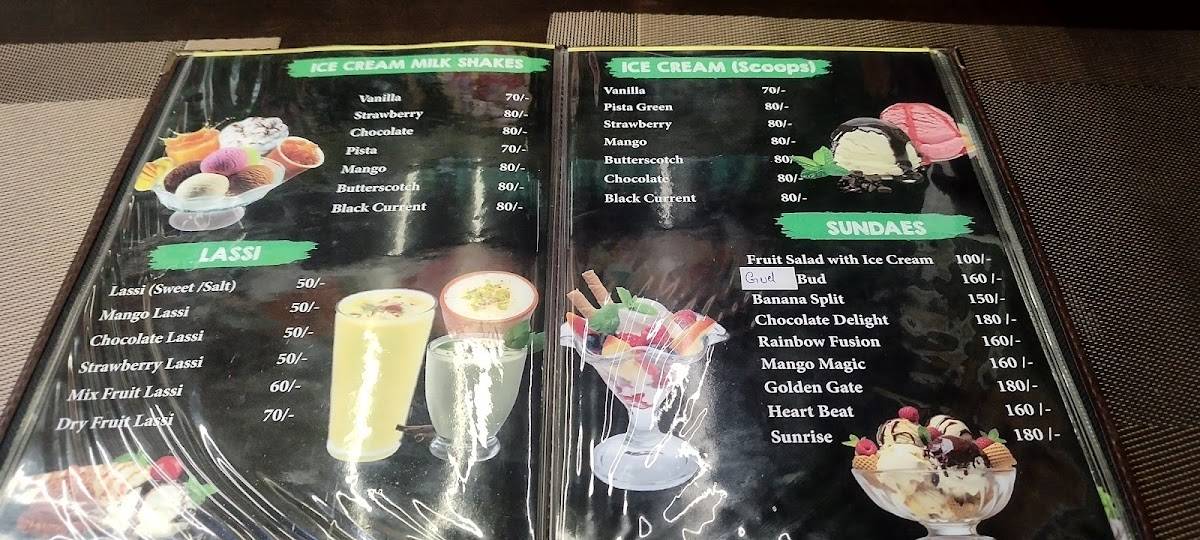 New cherry fizz menu