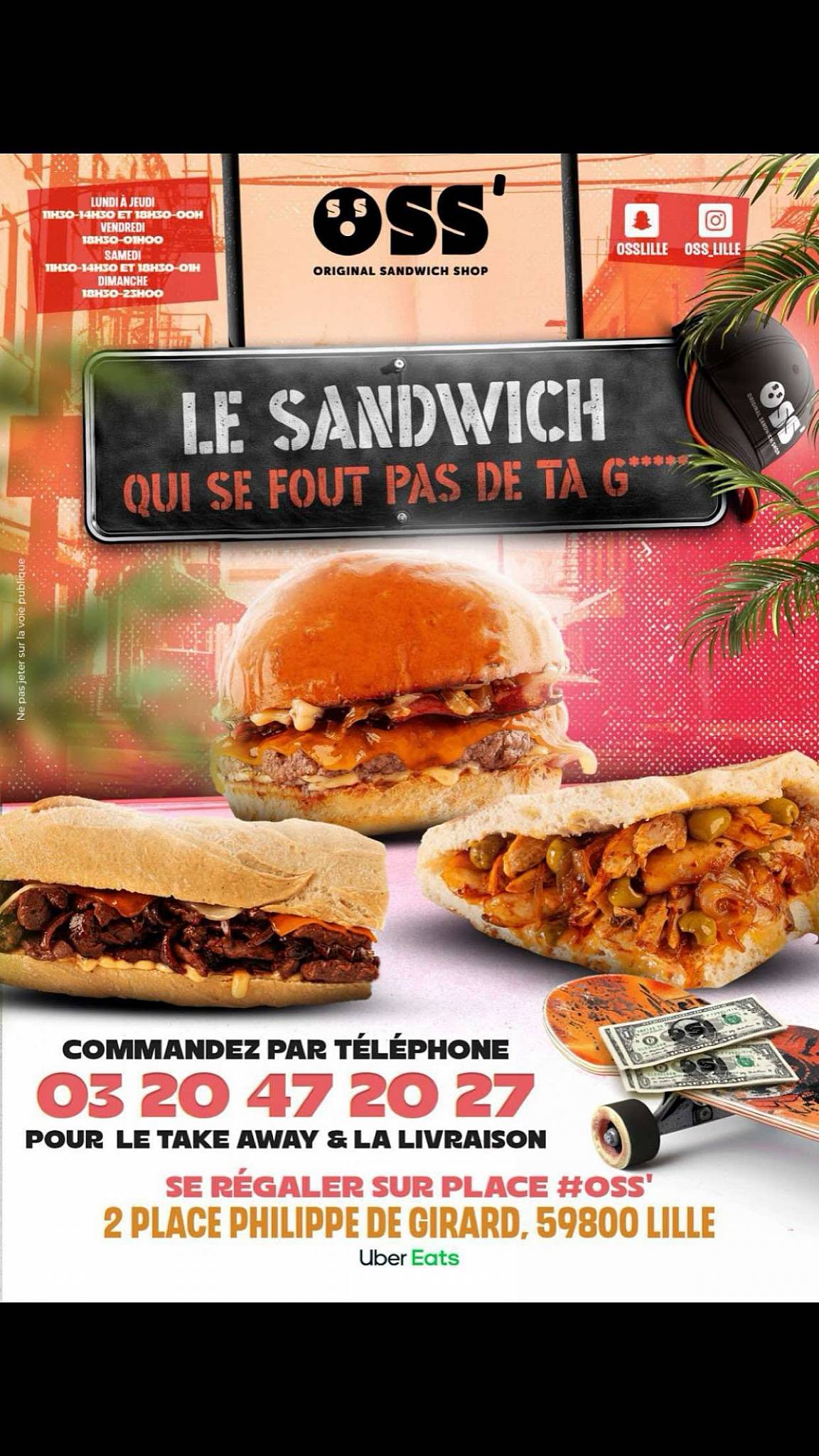 Menu de OSS'
