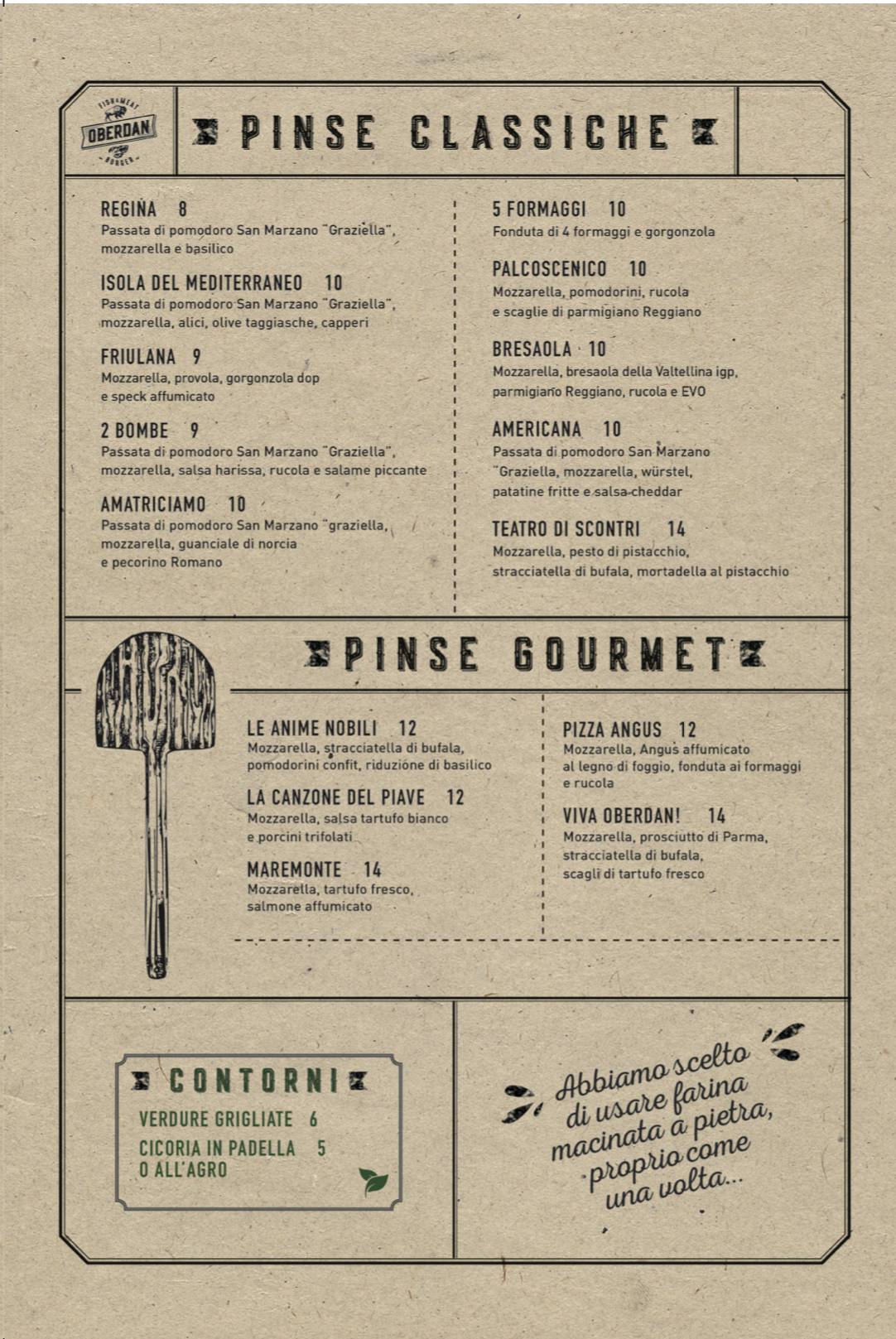 Menu di Oberdan Eat 