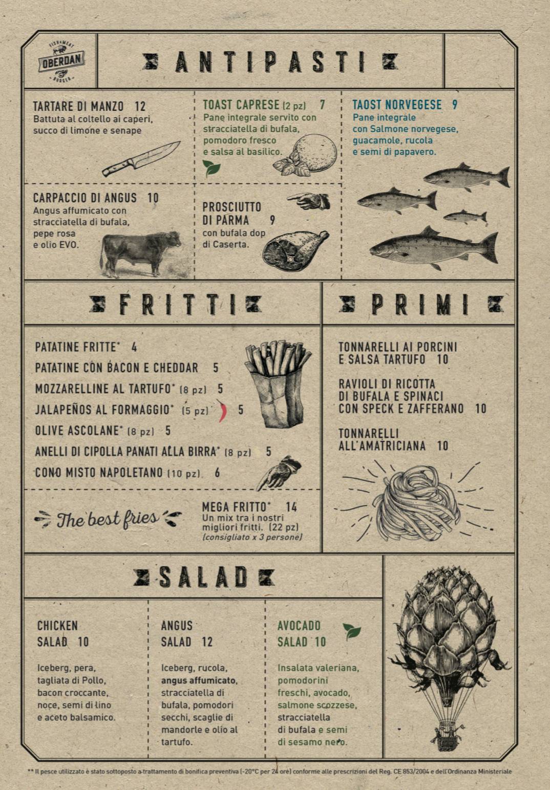 Menu di Oberdan Eat 