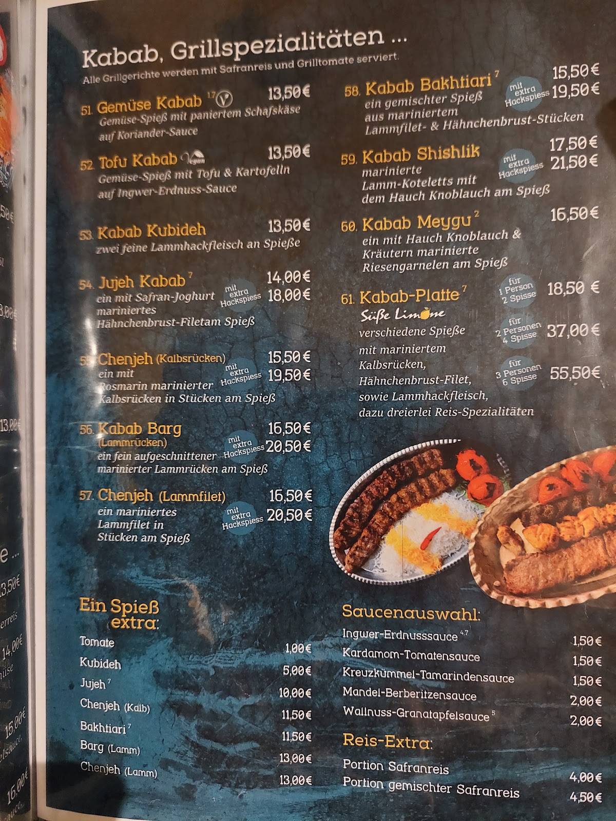 Menu de Süße Limone Offenbach