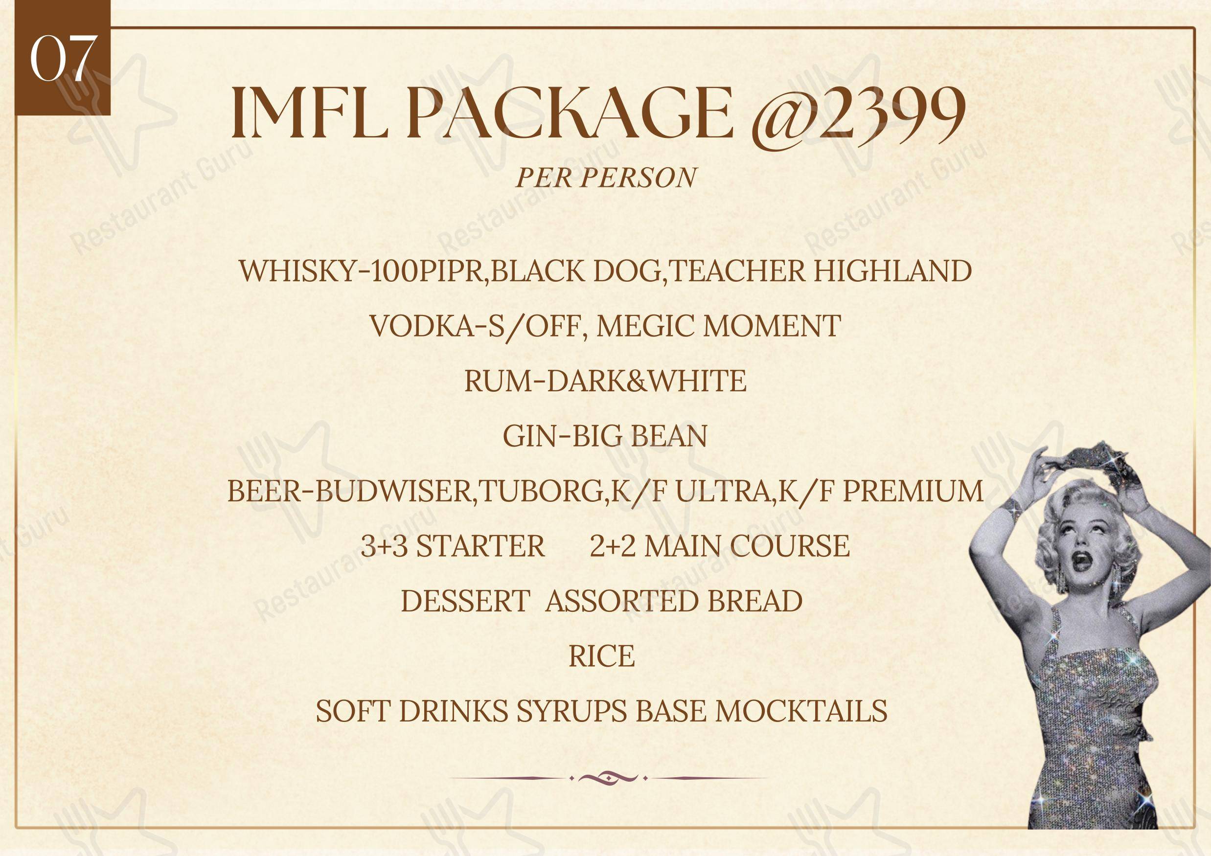 Oh Honey By Skyhouse - Menu