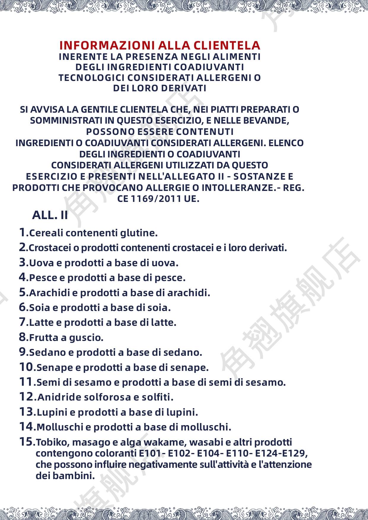 Menu di Ristorante Oh Sushi 