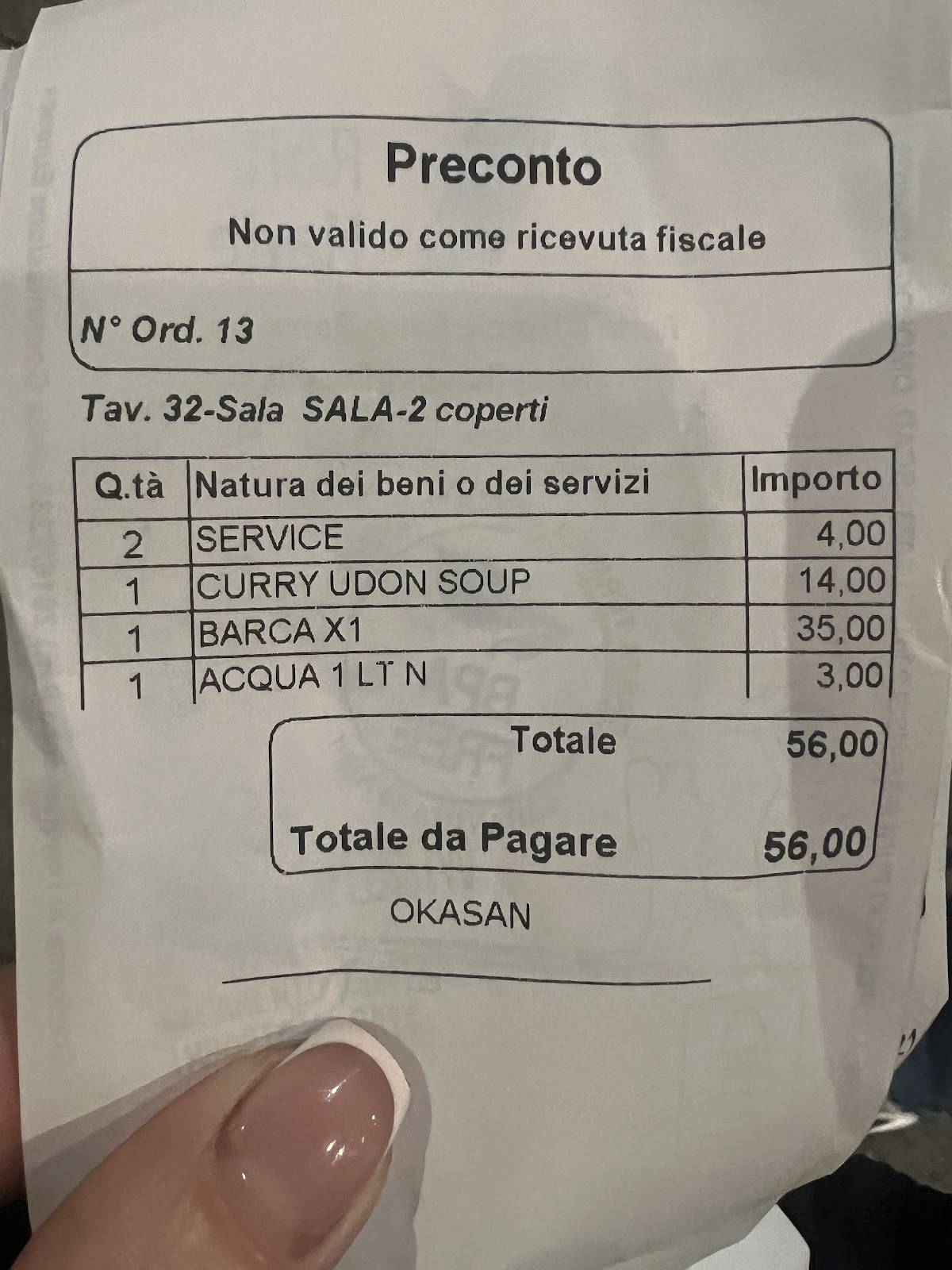 Menu di Okasan 