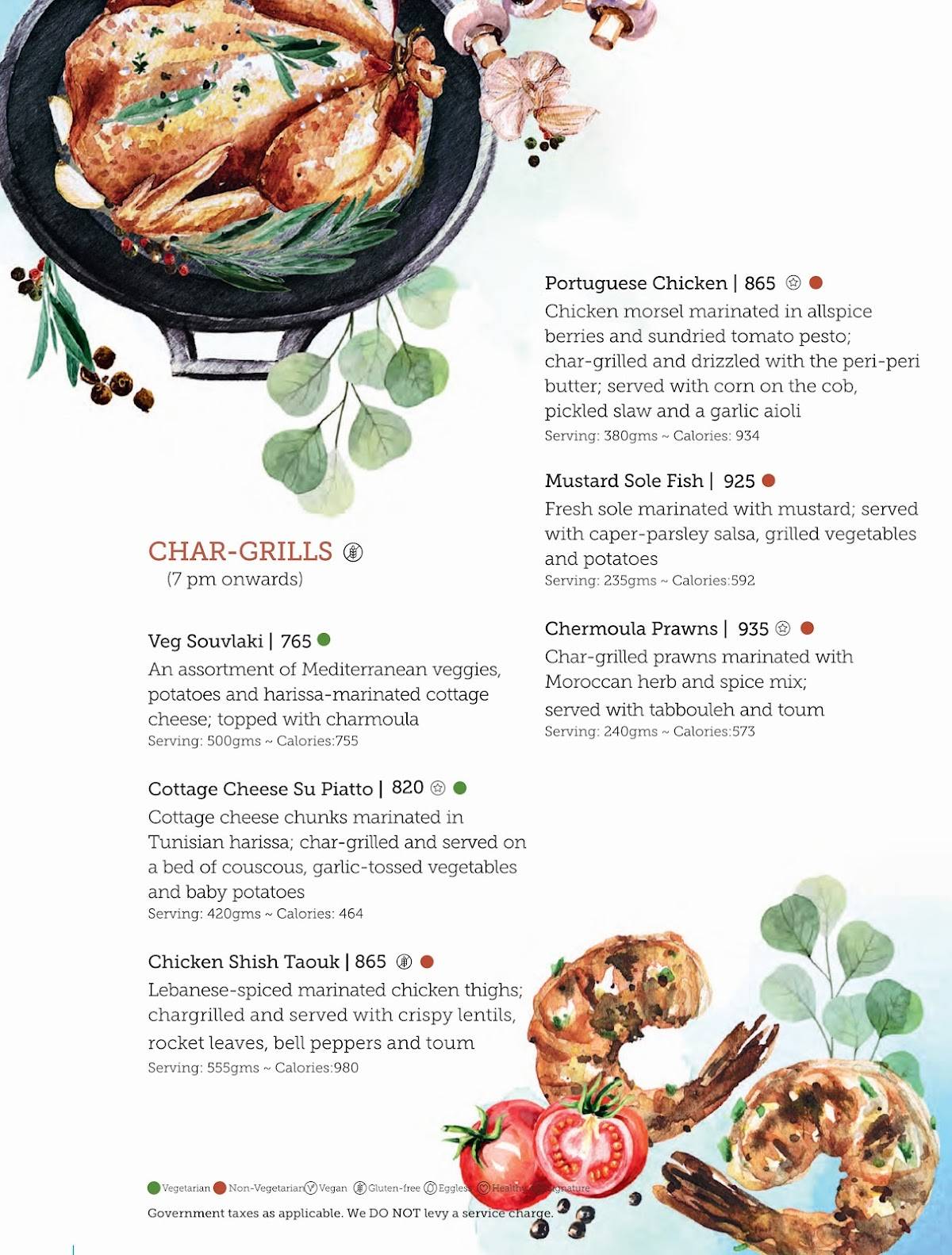 Olive Bistro & Bar menu