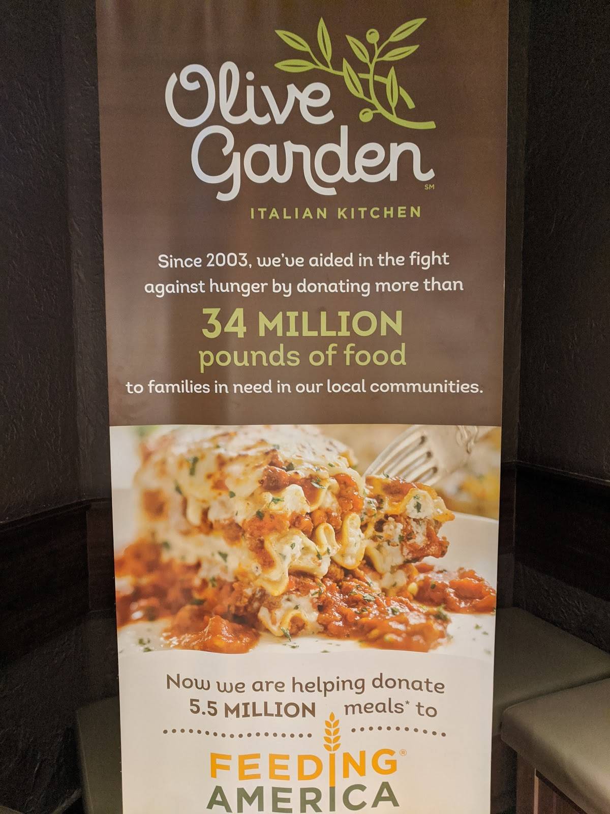 Menu at Olive Garden Italian Restaurant, Pittsburgh, 971 Greentree Rd