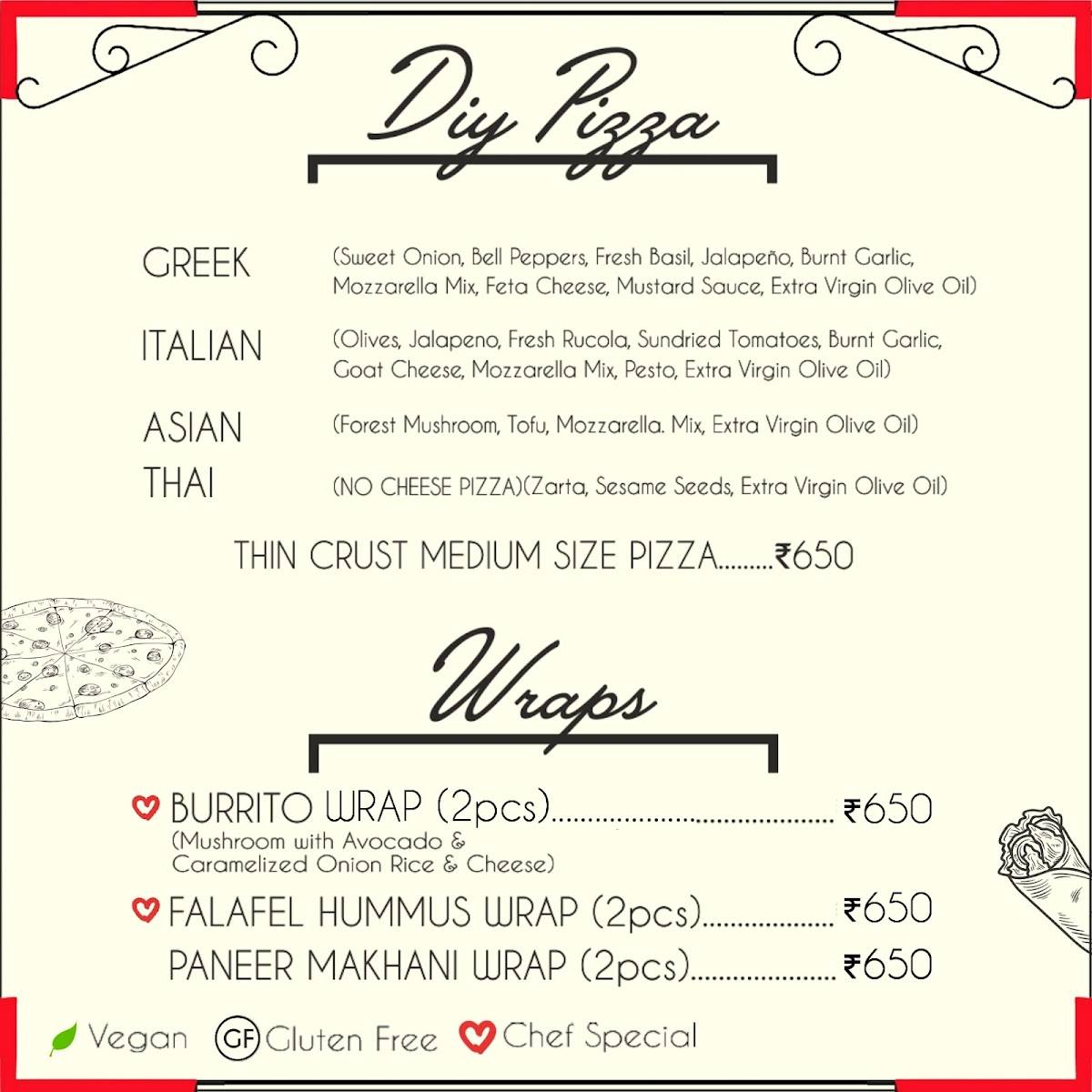 OUT Bari - Once Upon a Table menu