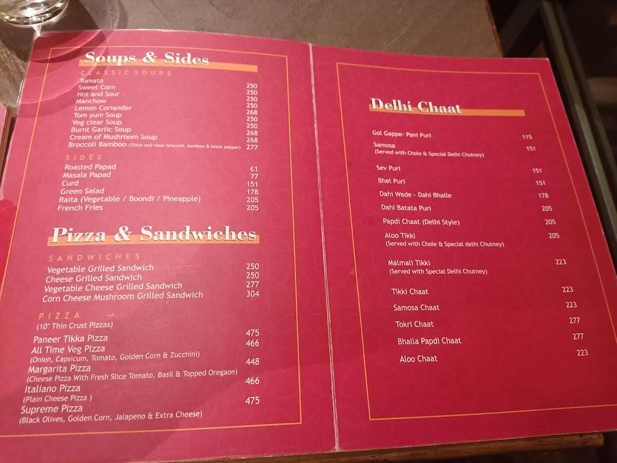 Only Parathas menu