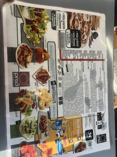 Menu de O'pizza