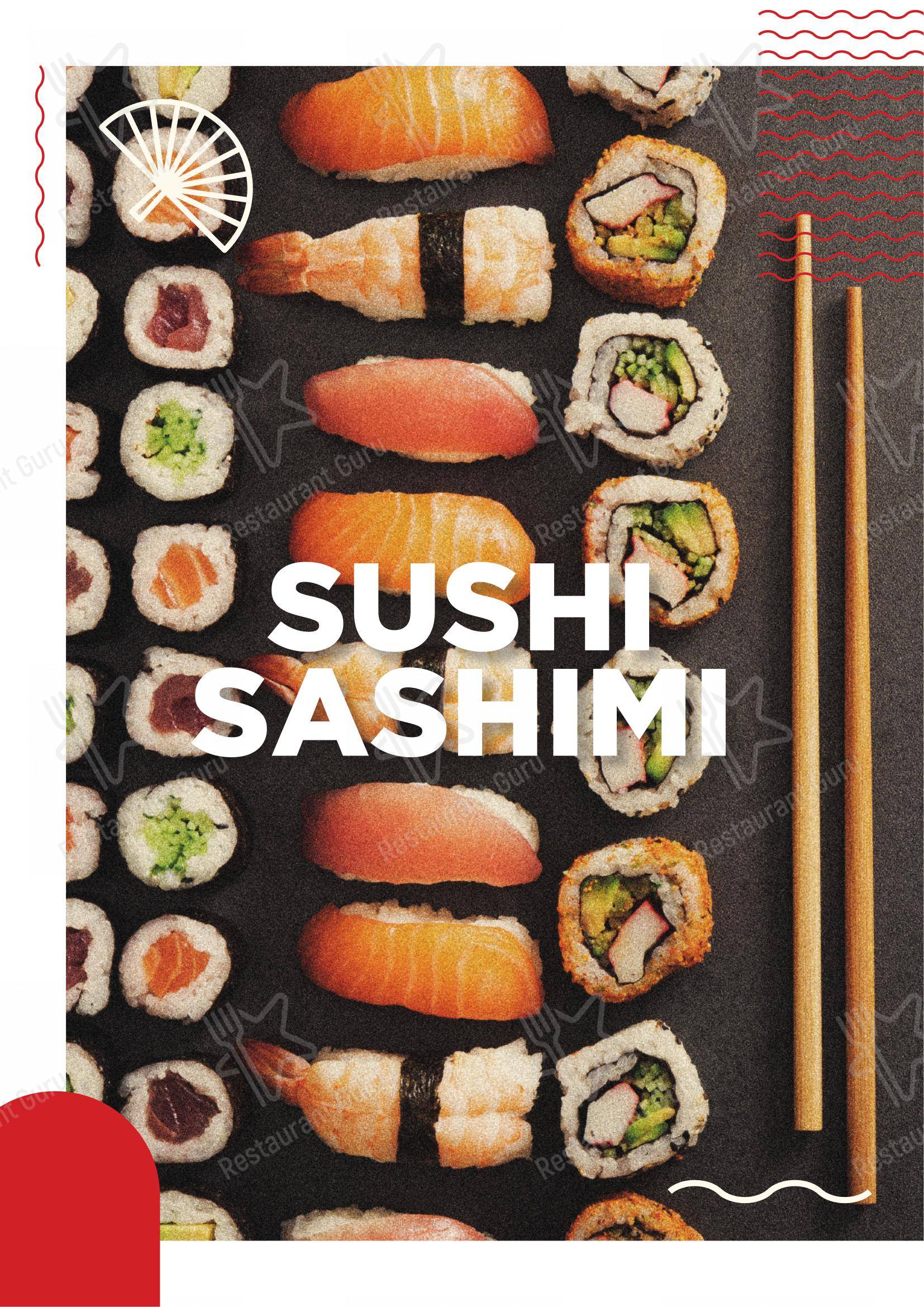 Menu pour Osaka Restaurant - Menu