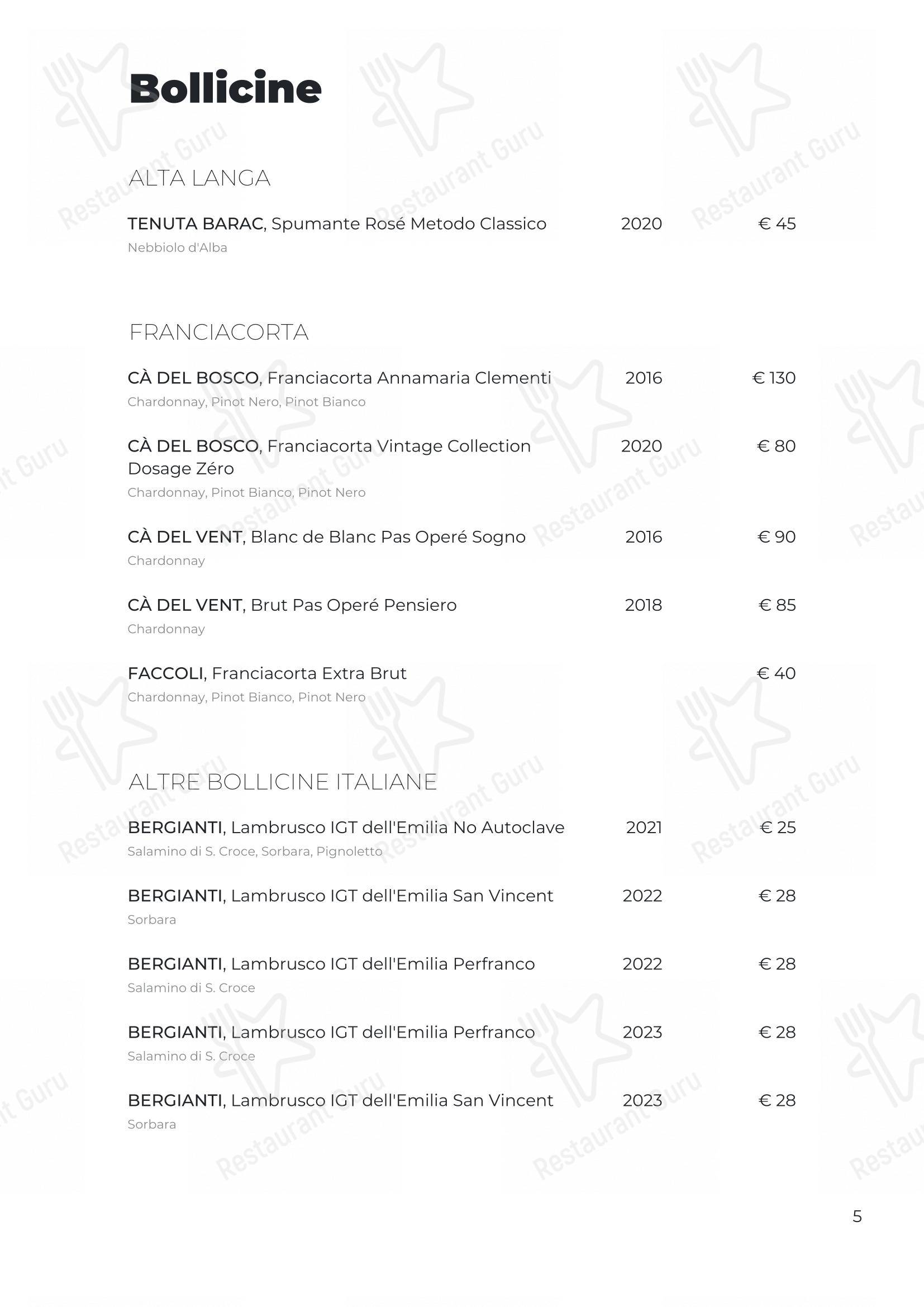 Menu di Osteria Italia Citabiunda - 菜单
