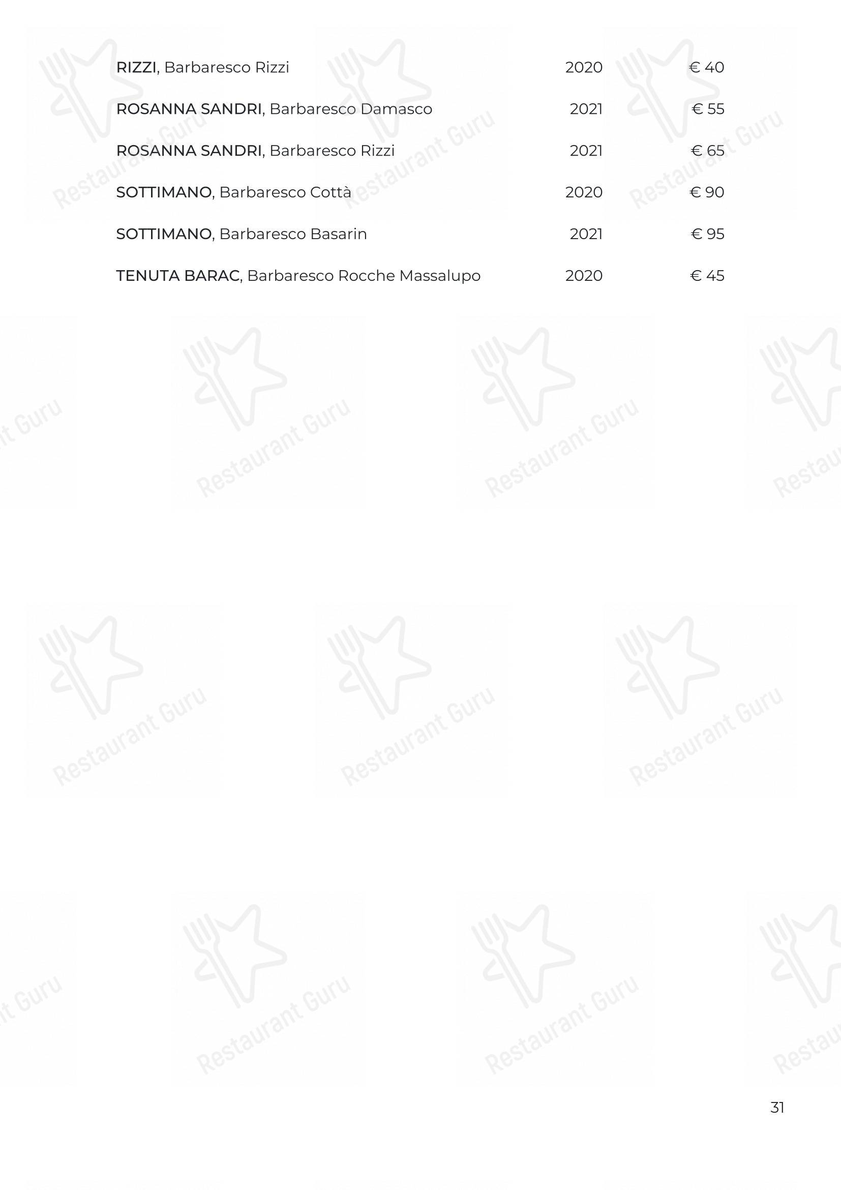 菜单 per Osteria Italia Citabiunda ristorante