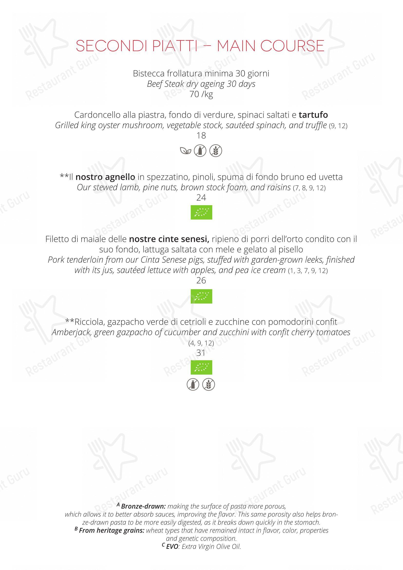 Menu per Osteria di Golpaja in Cerreto Guidi