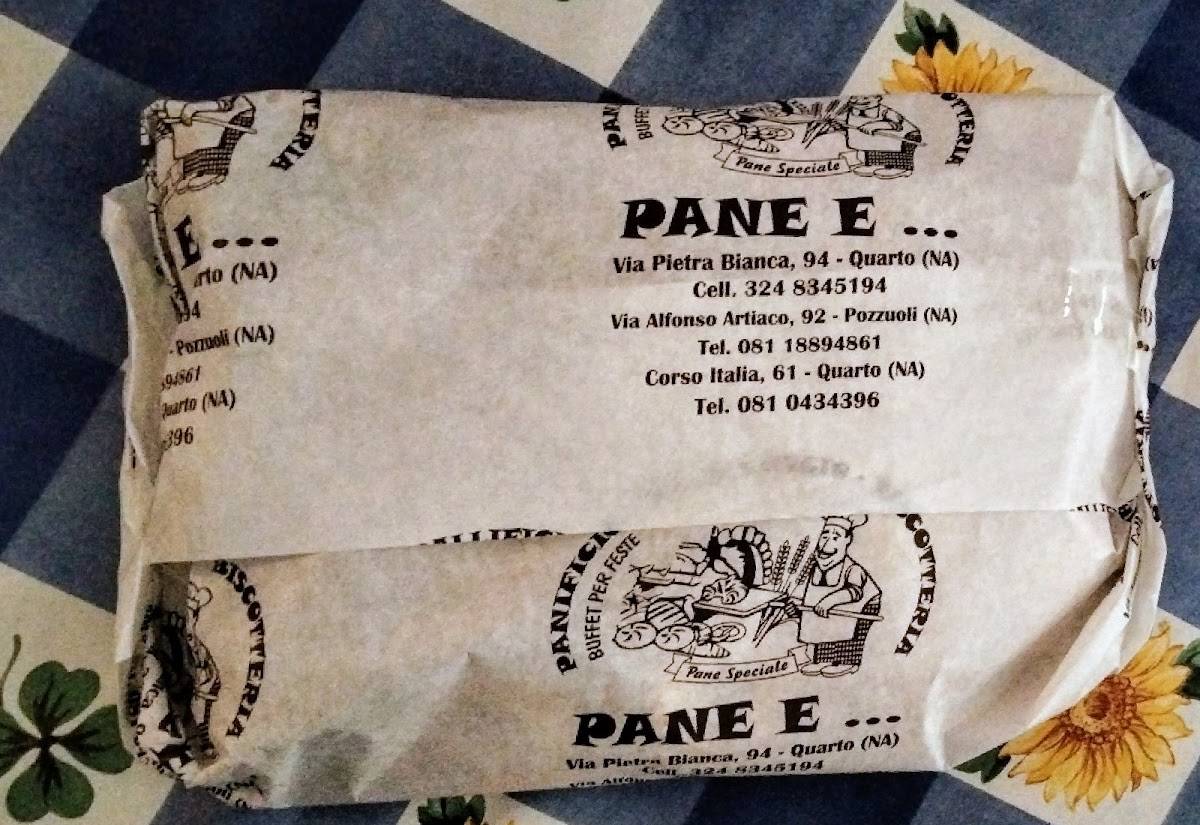 Menu di PANIFICIO PANE E.. BISCOTTERIA TARALLIFICIO 