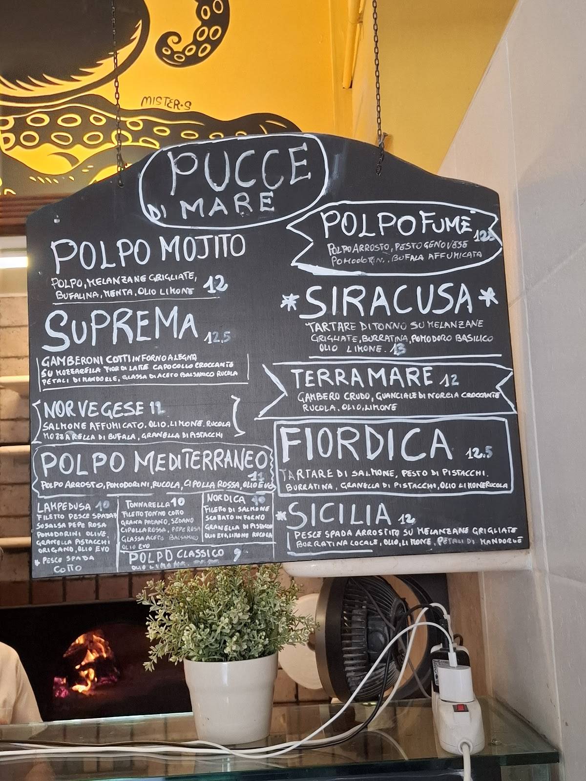 Menu di PUCCIARIA Santo Spirito 