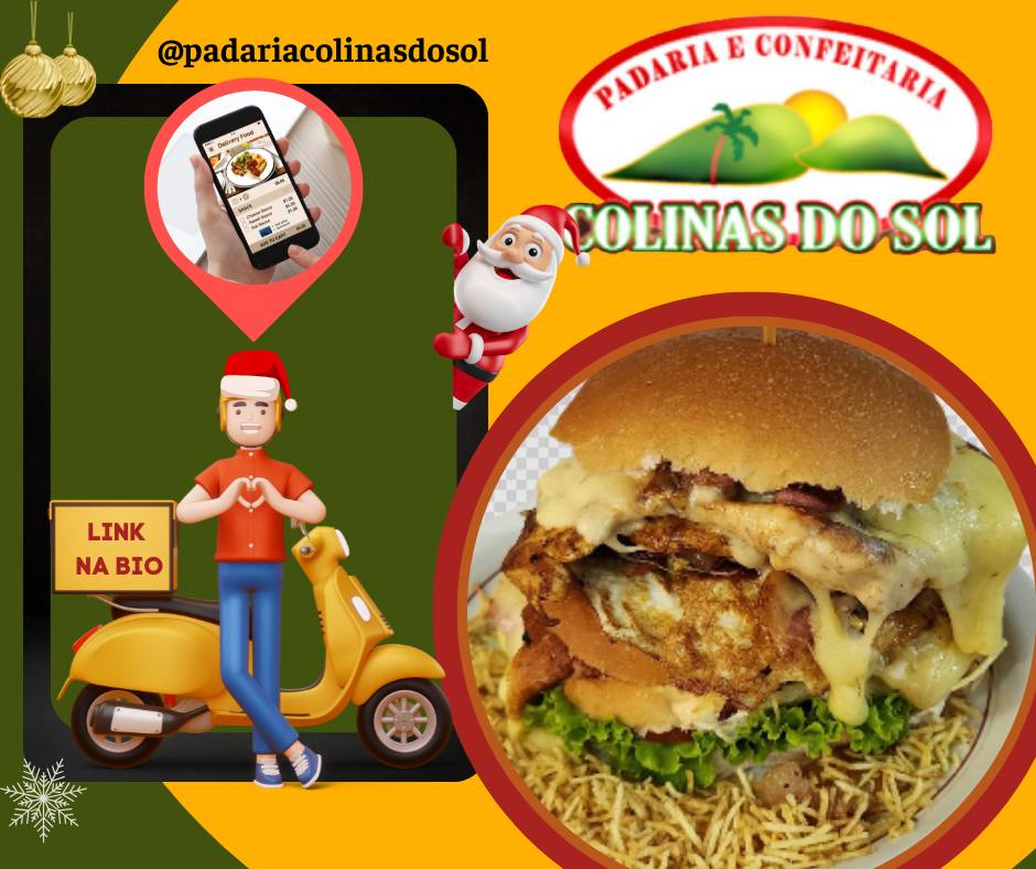 Padaria Colinas do Sol cardápio
