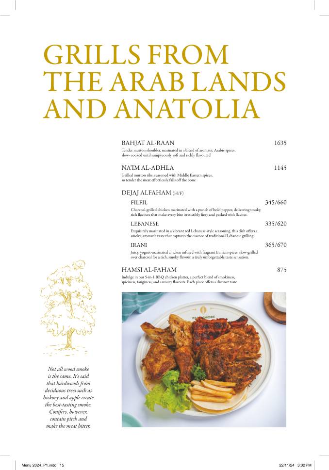 Palmshore Restaurant Egmore menu