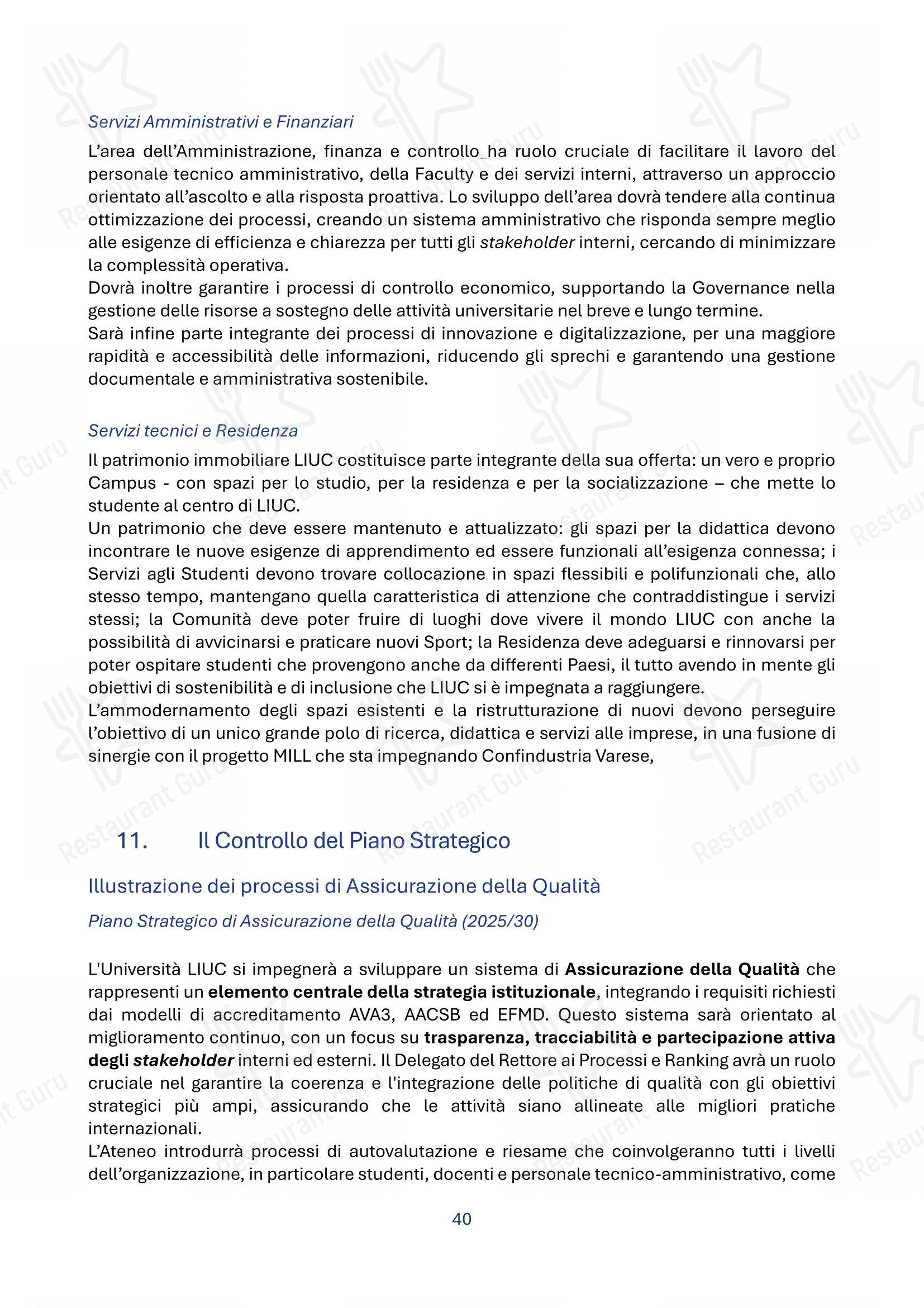 Menu di Panacea - Menu