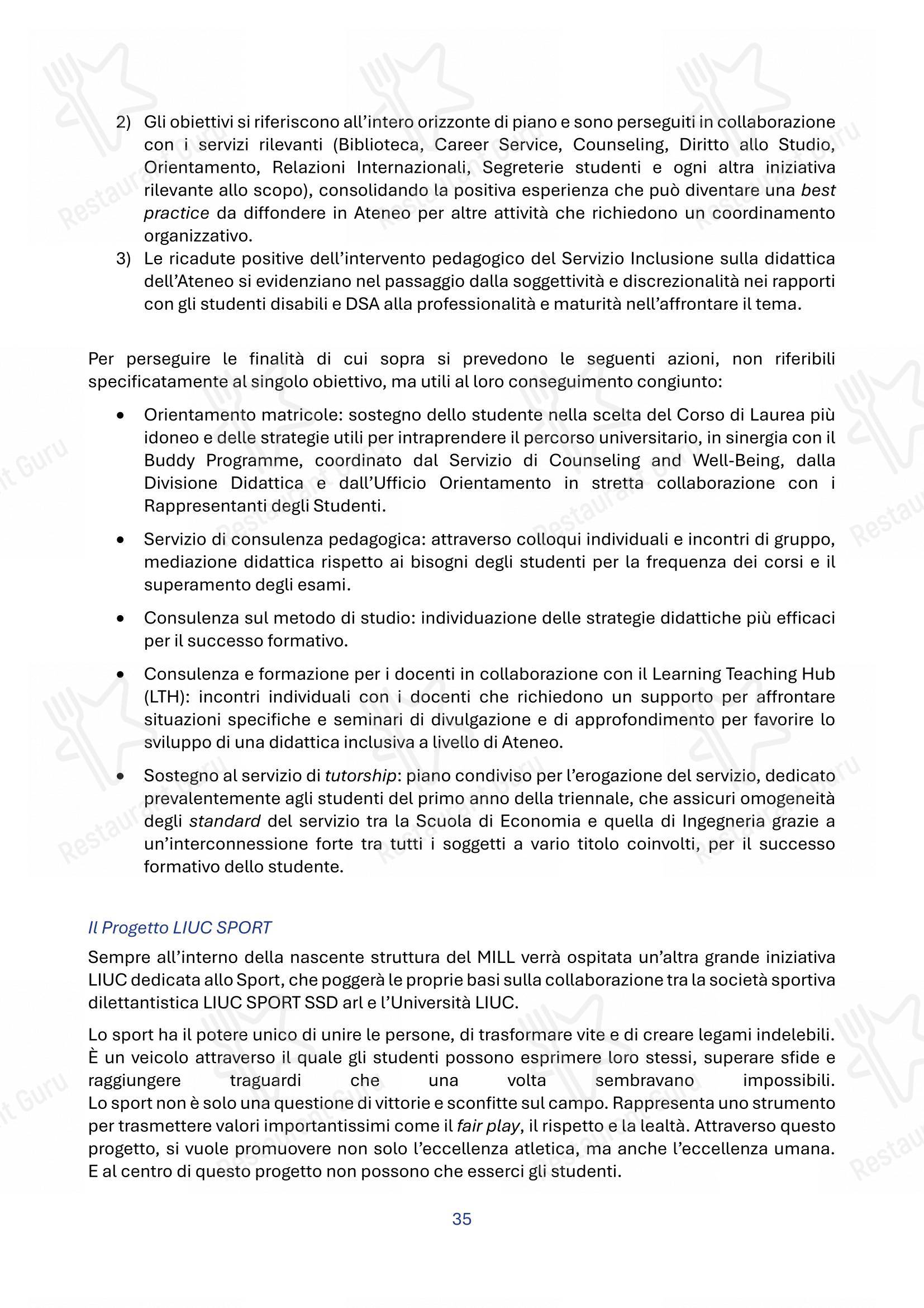Panacea in Legnano - Menu