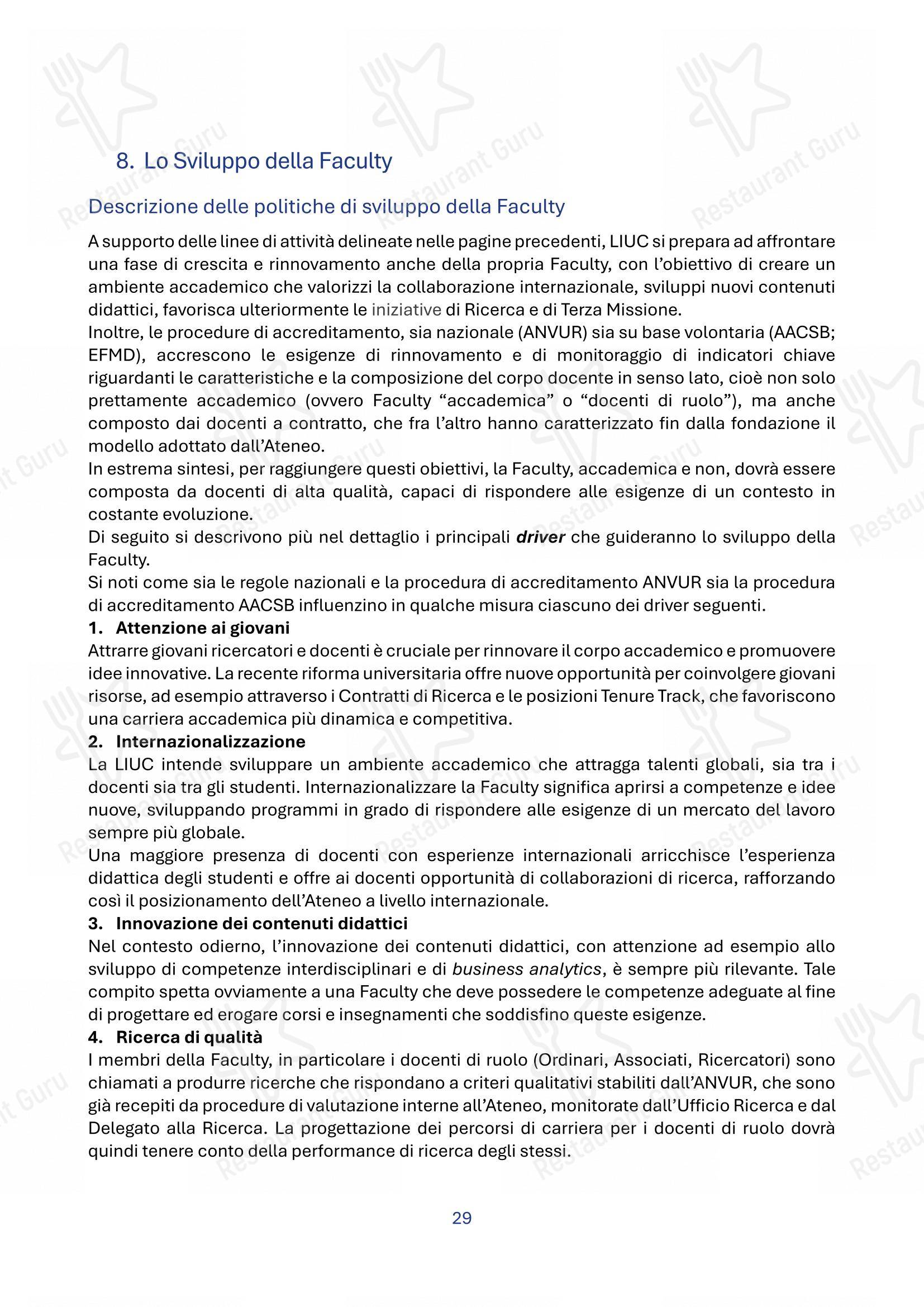 Menu per Panacea pub & bar