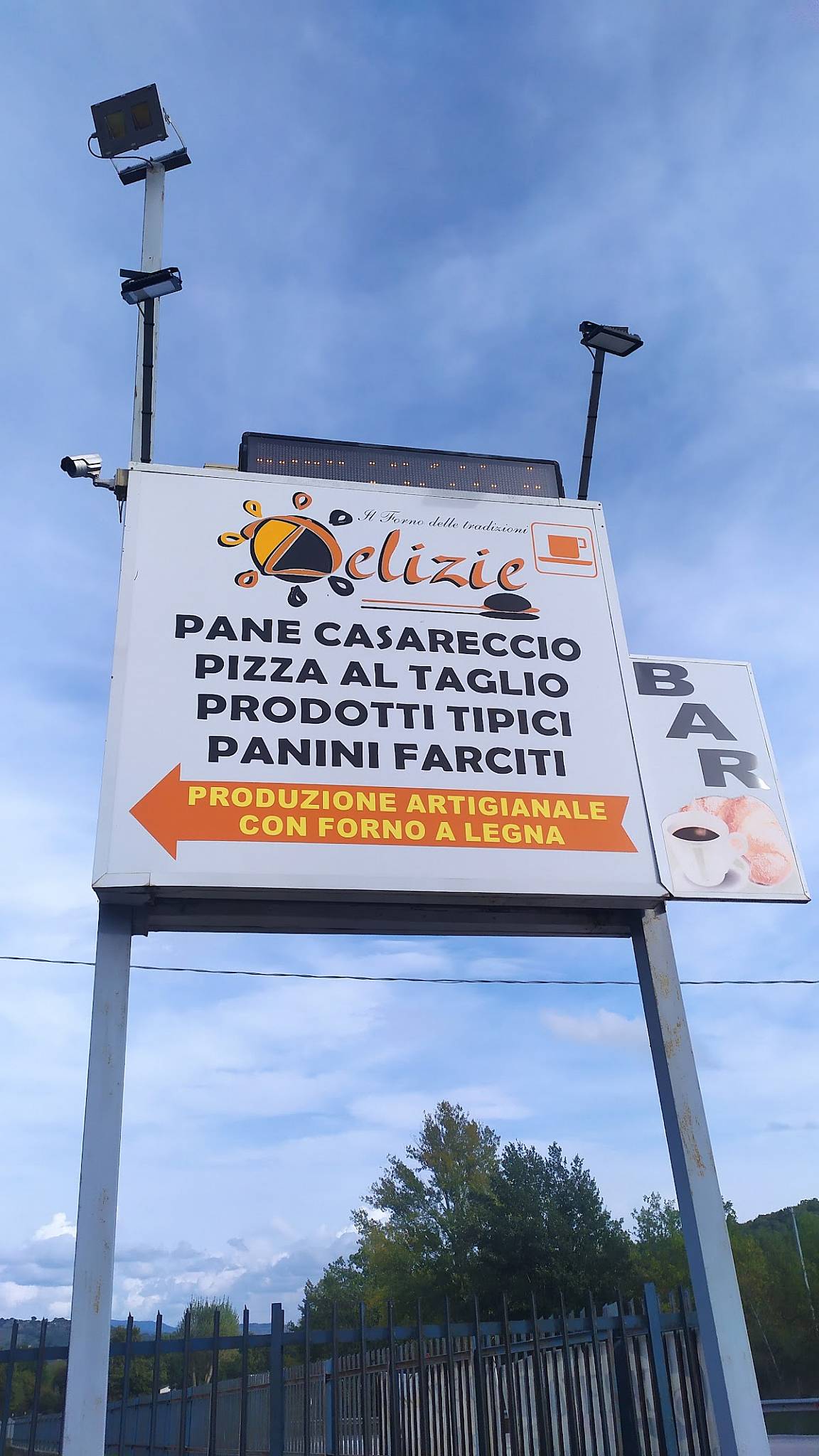 Menu di Panificio Delizie 