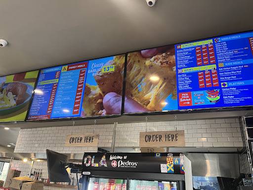 Menu at Pedros Northmead Drive Thru restaurant, Benoni