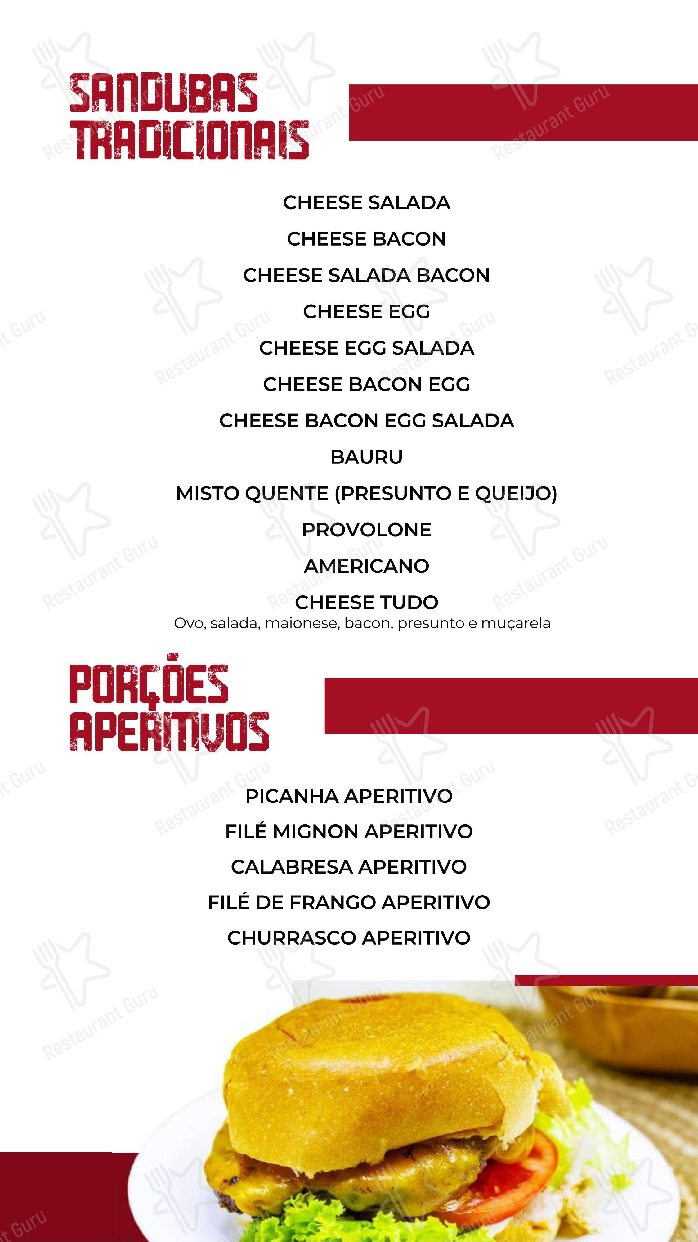 Restaurante, Churrascaria por Kilo e Lanchonete - Peru's Sandubas em São Paulo - Menu