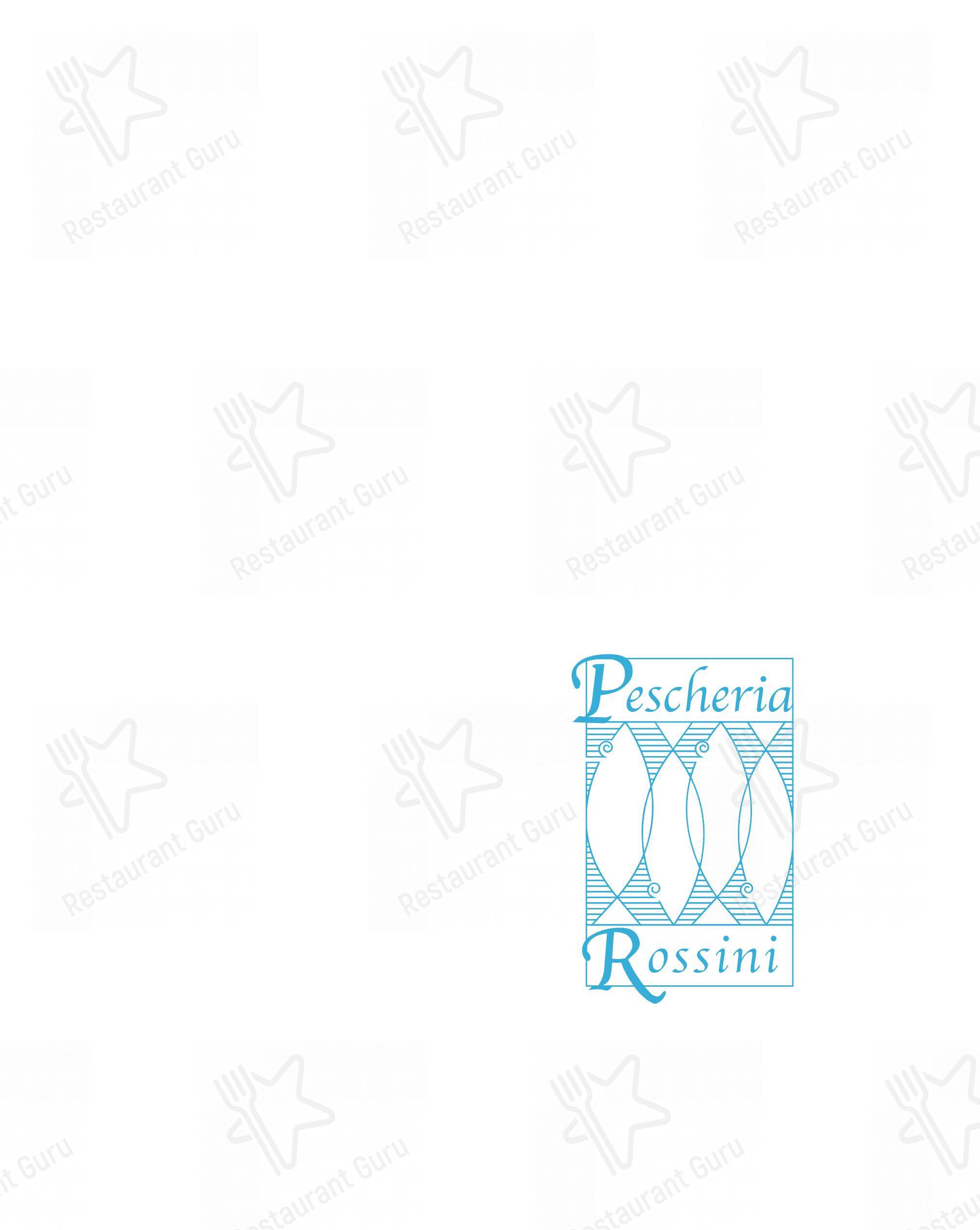 Pescheria Rossini dans Rome - 菜单