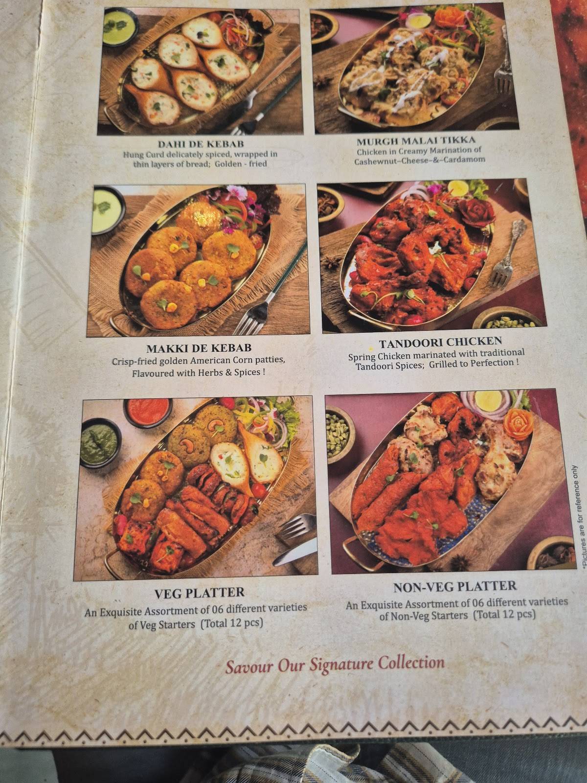 Pind Balluchi menu